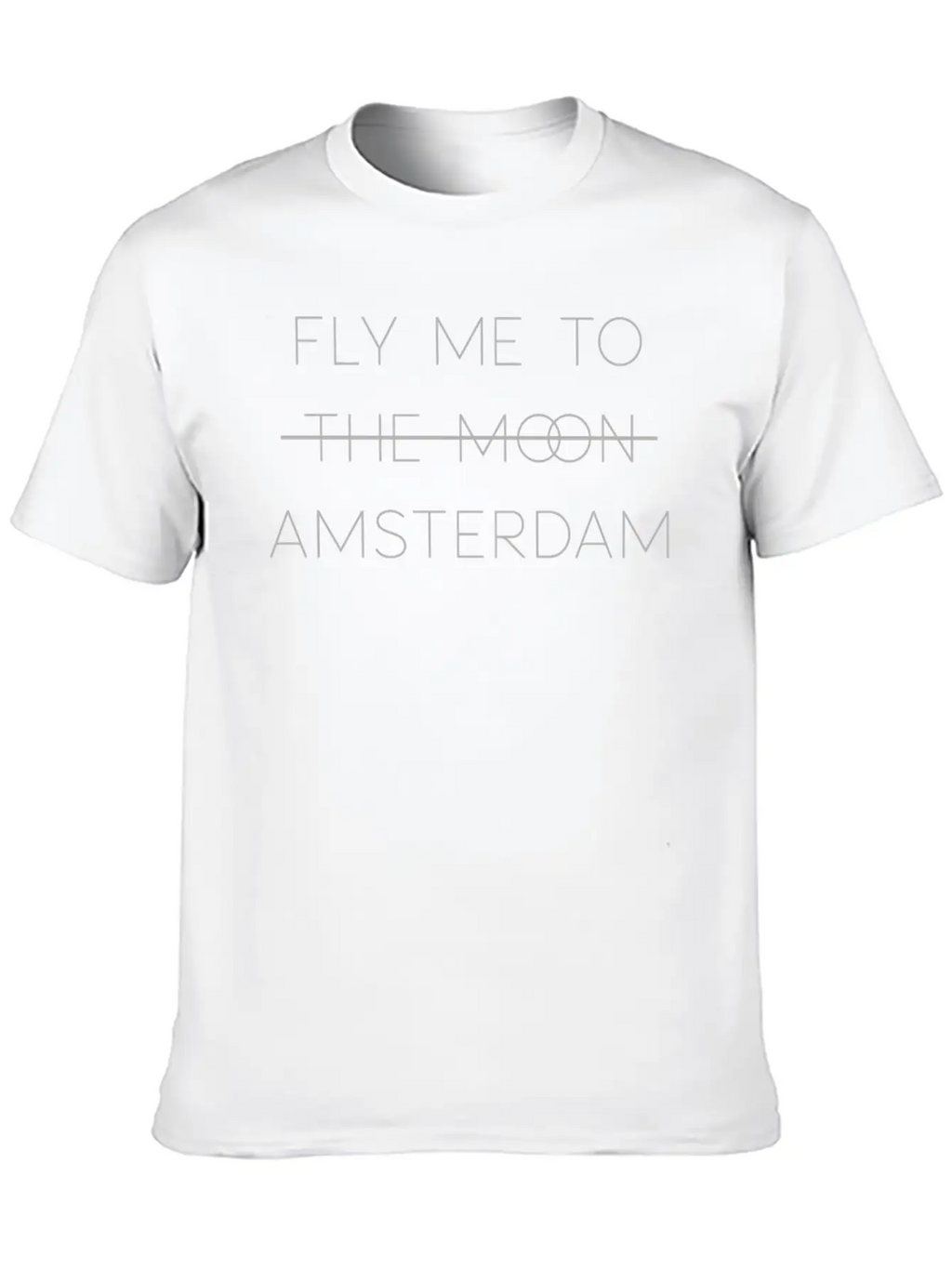 Travel - Amsterdam Travel Unisex Casual T-Shirt – Clean Design For Daily Comfort
