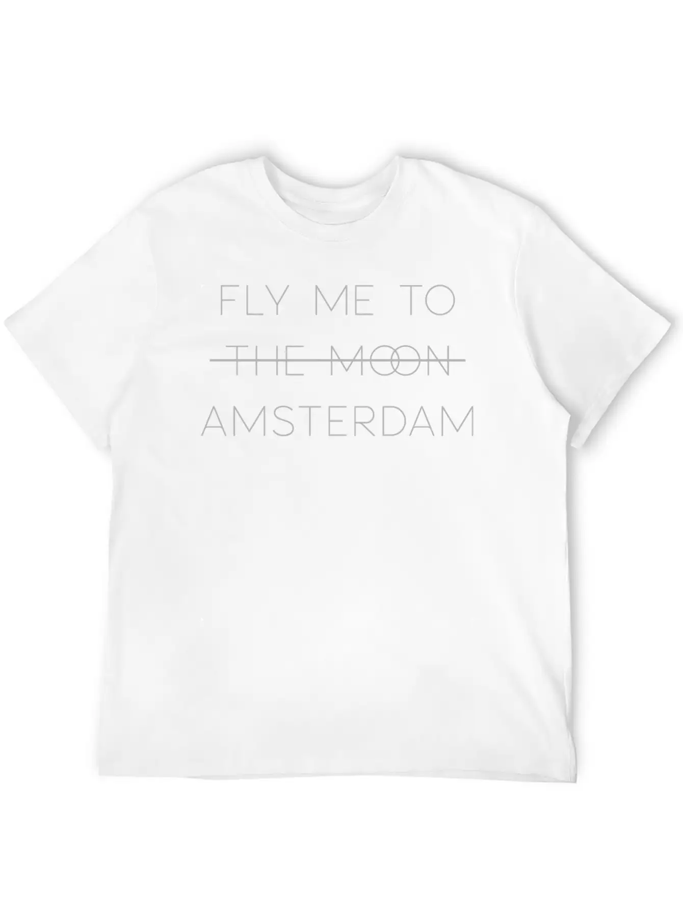 Travel - Amsterdam Travel Unisex Casual T-Shirt – Clean Design For Daily Comfort