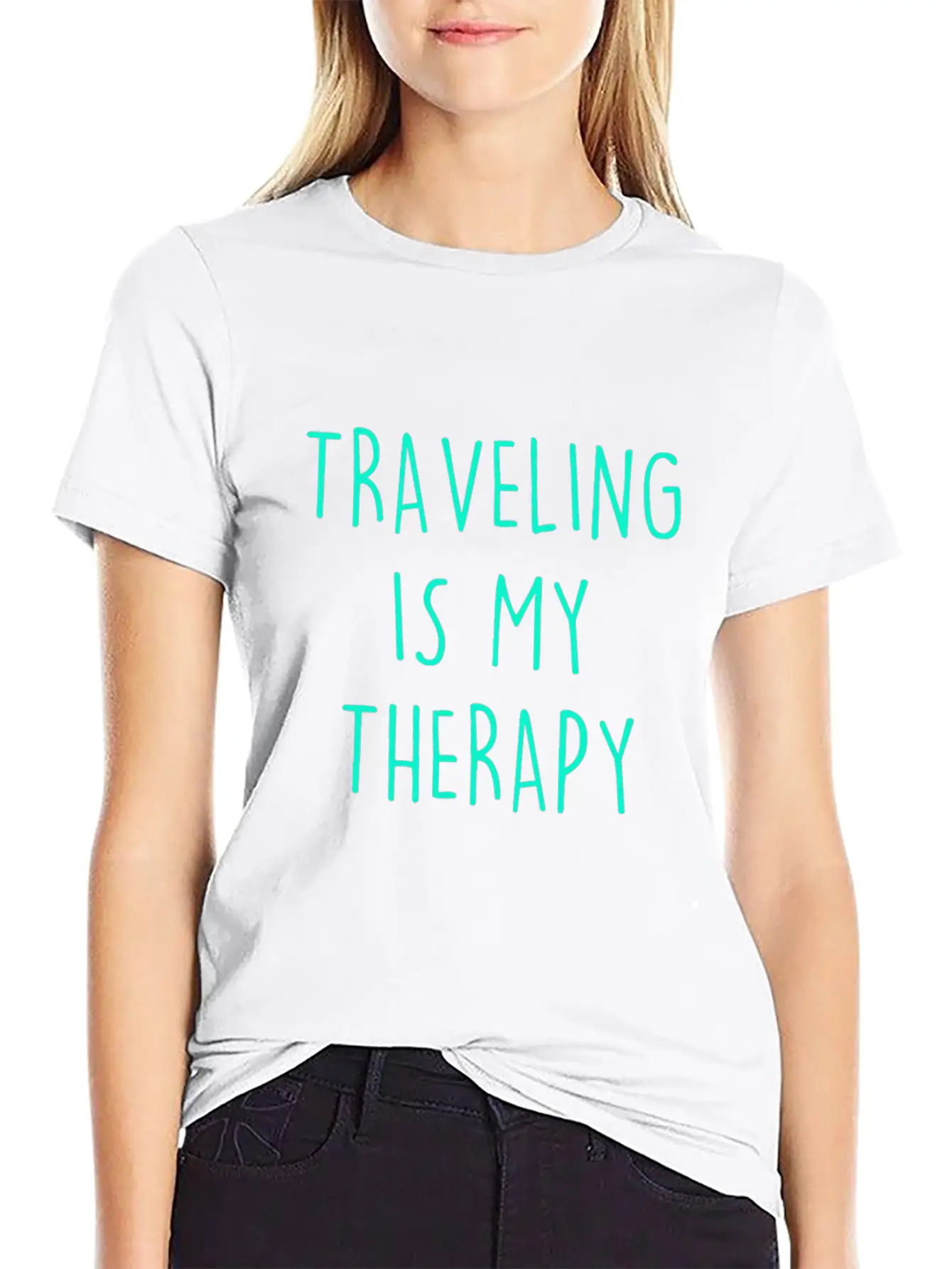 Travel Saying Travel Friends Travel Vacation Casual Graphic T-Shirt – Simple And Comfortable Daily Wear