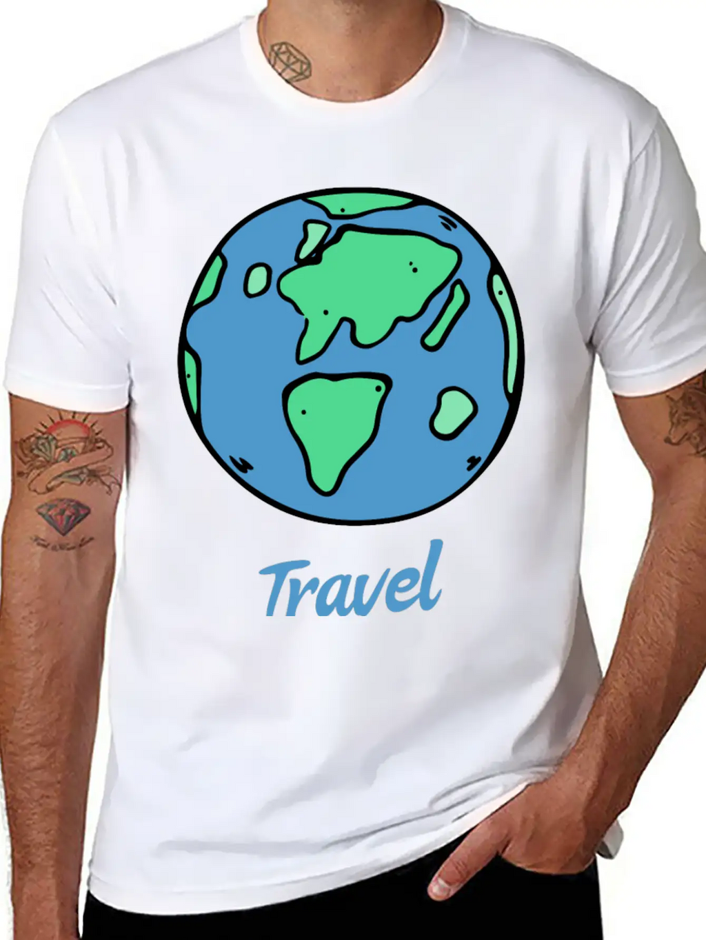 Travel The World Travel Apparel Stylish Everyday T-Shirt – Unisex Basic Cotton Tee
