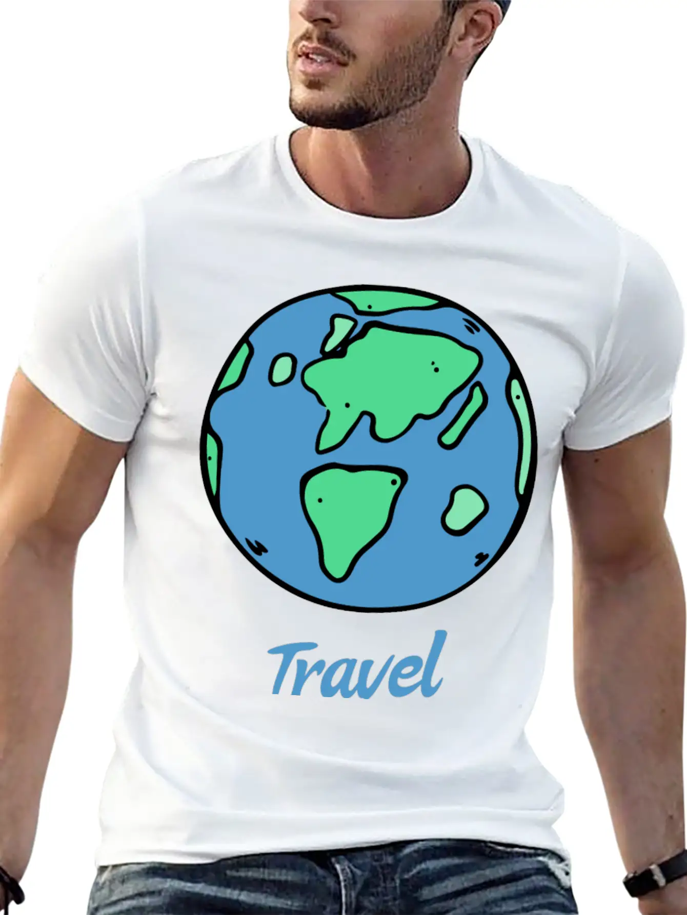 Travel The World Travel Apparel Stylish Everyday T-Shirt – Unisex Basic Cotton Tee