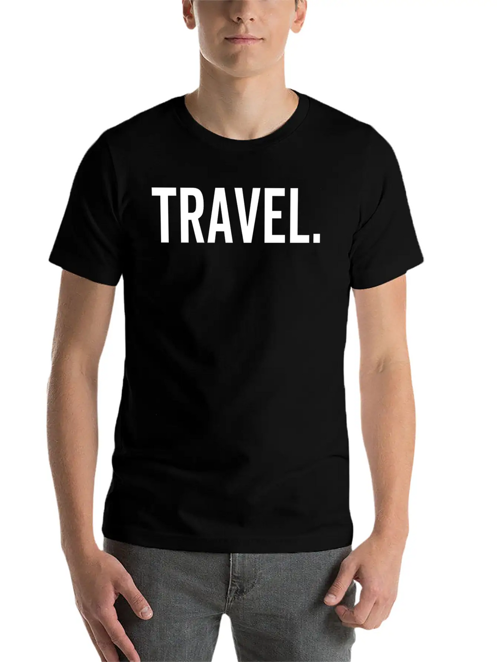 Travel Unisex Casual T-Shirt – Clean Design For Daily Comfort