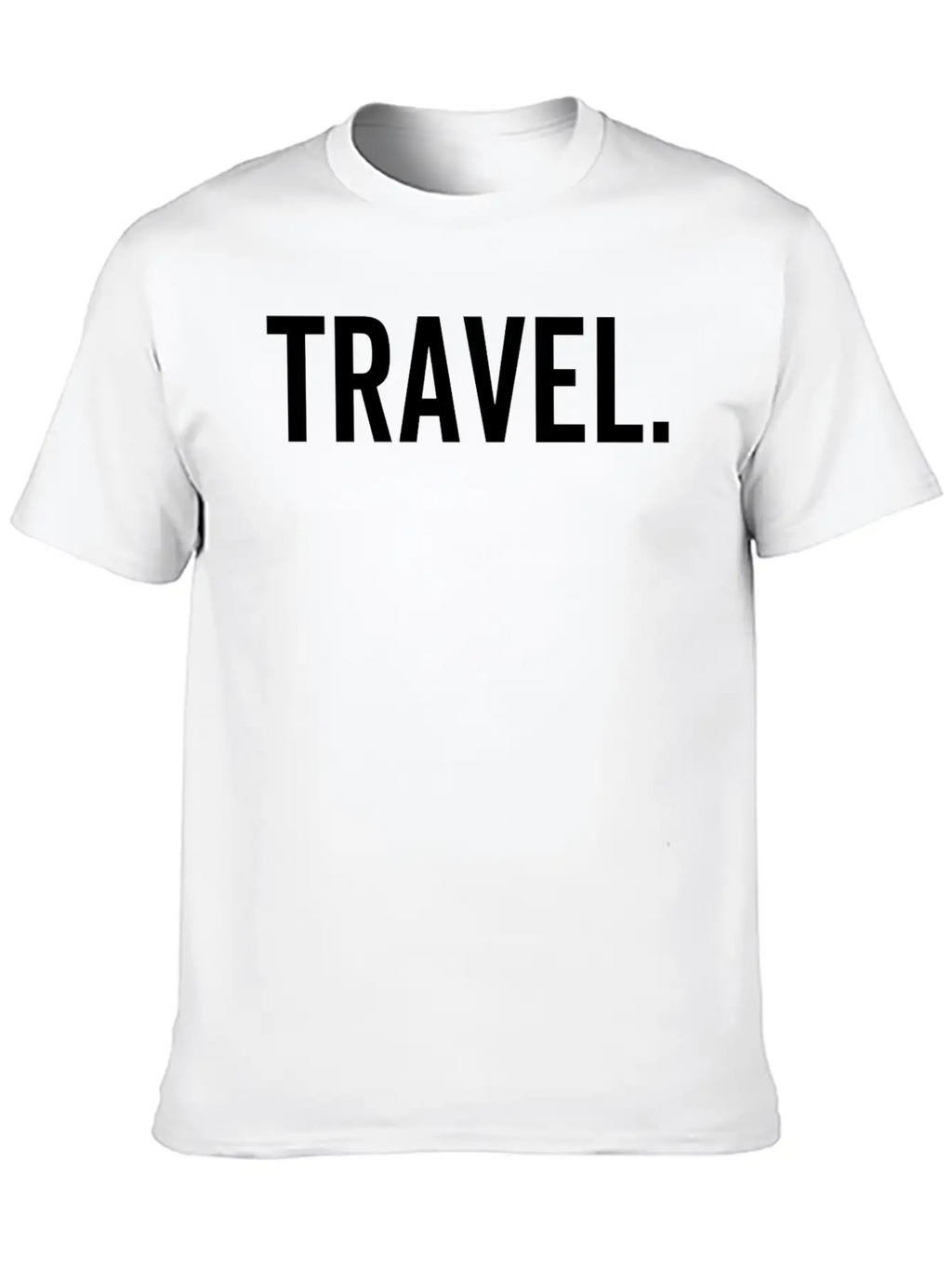 Travel Unisex Casual T-Shirt – Clean Design For Daily Comfort
