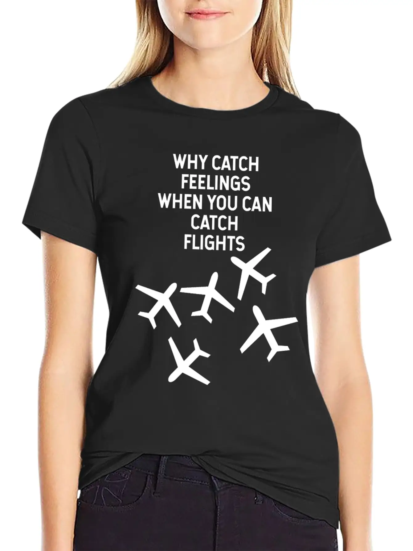 TRAVEL Unisex Short Sleeve Soft Cotton T-Shirt – Casual Everyday Wear