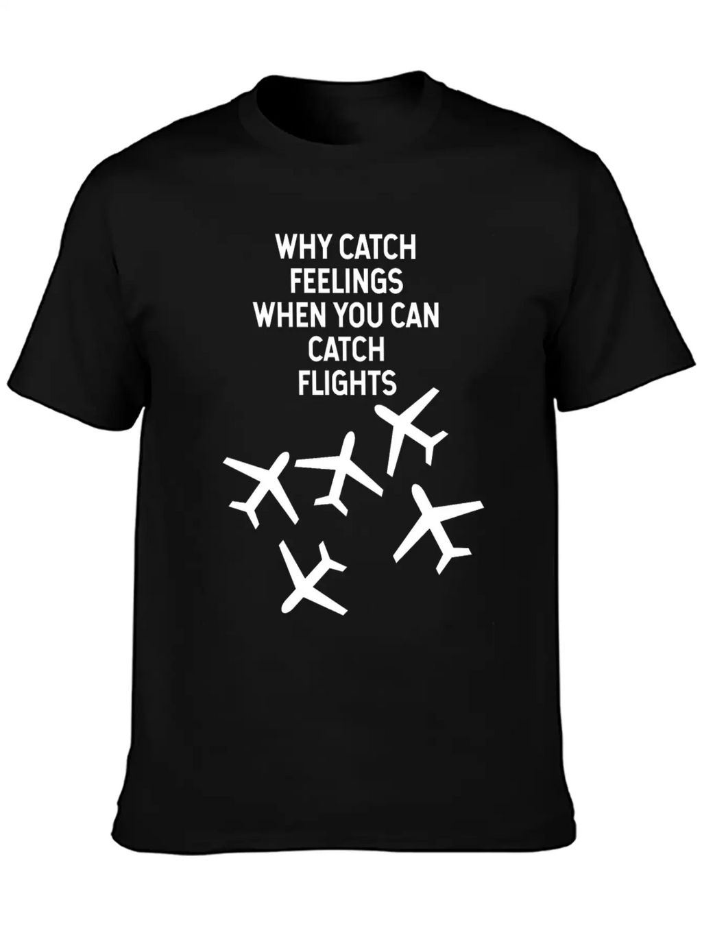 TRAVEL Unisex Short Sleeve Soft Cotton T-Shirt – Casual Everyday Wear