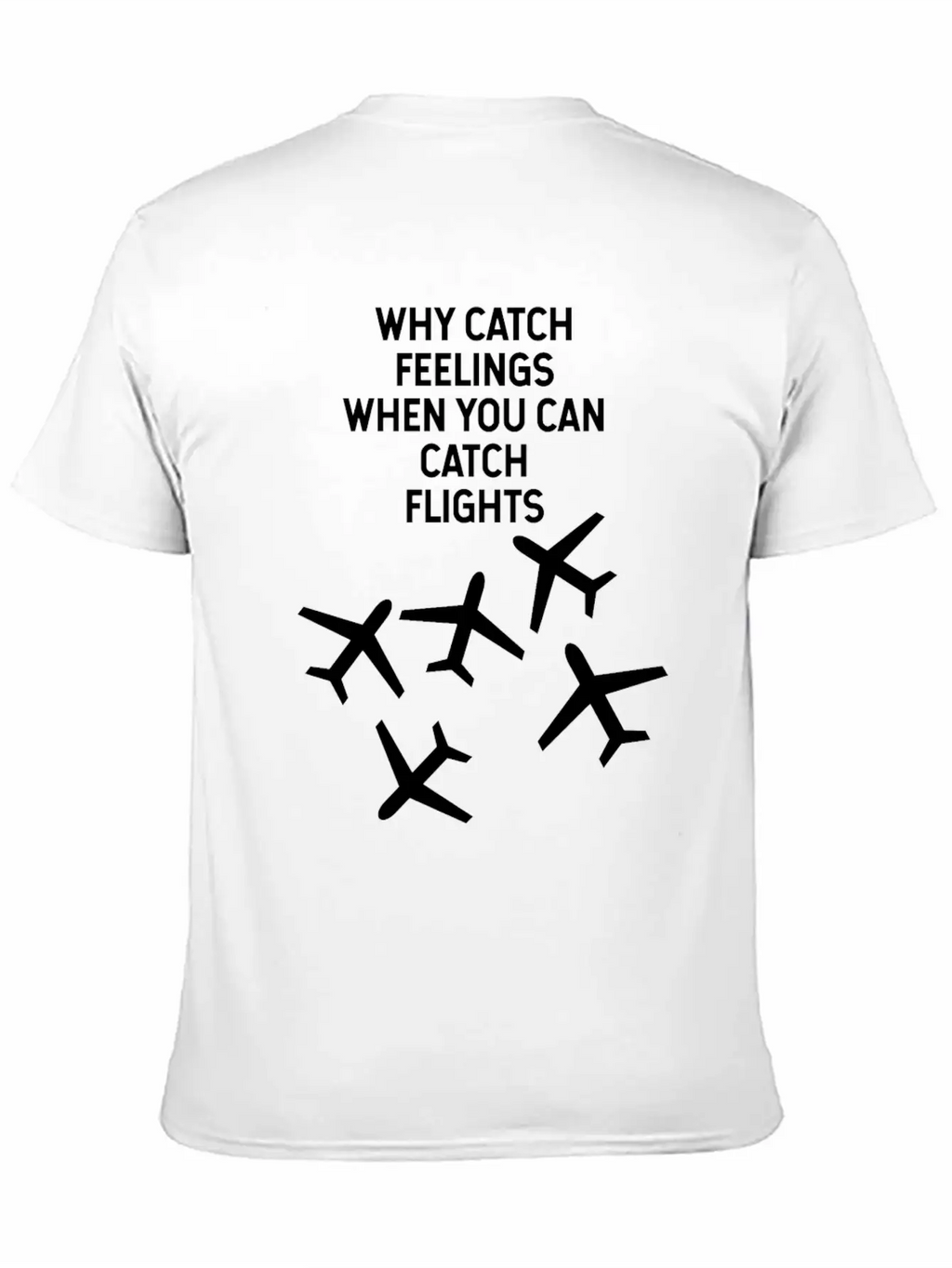 TRAVEL Unisex Short Sleeve Soft Cotton T-Shirt – Casual Everyday Wear