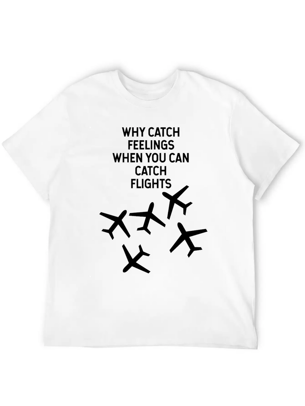 TRAVEL Unisex Short Sleeve Soft Cotton T-Shirt – Casual Everyday Wear
