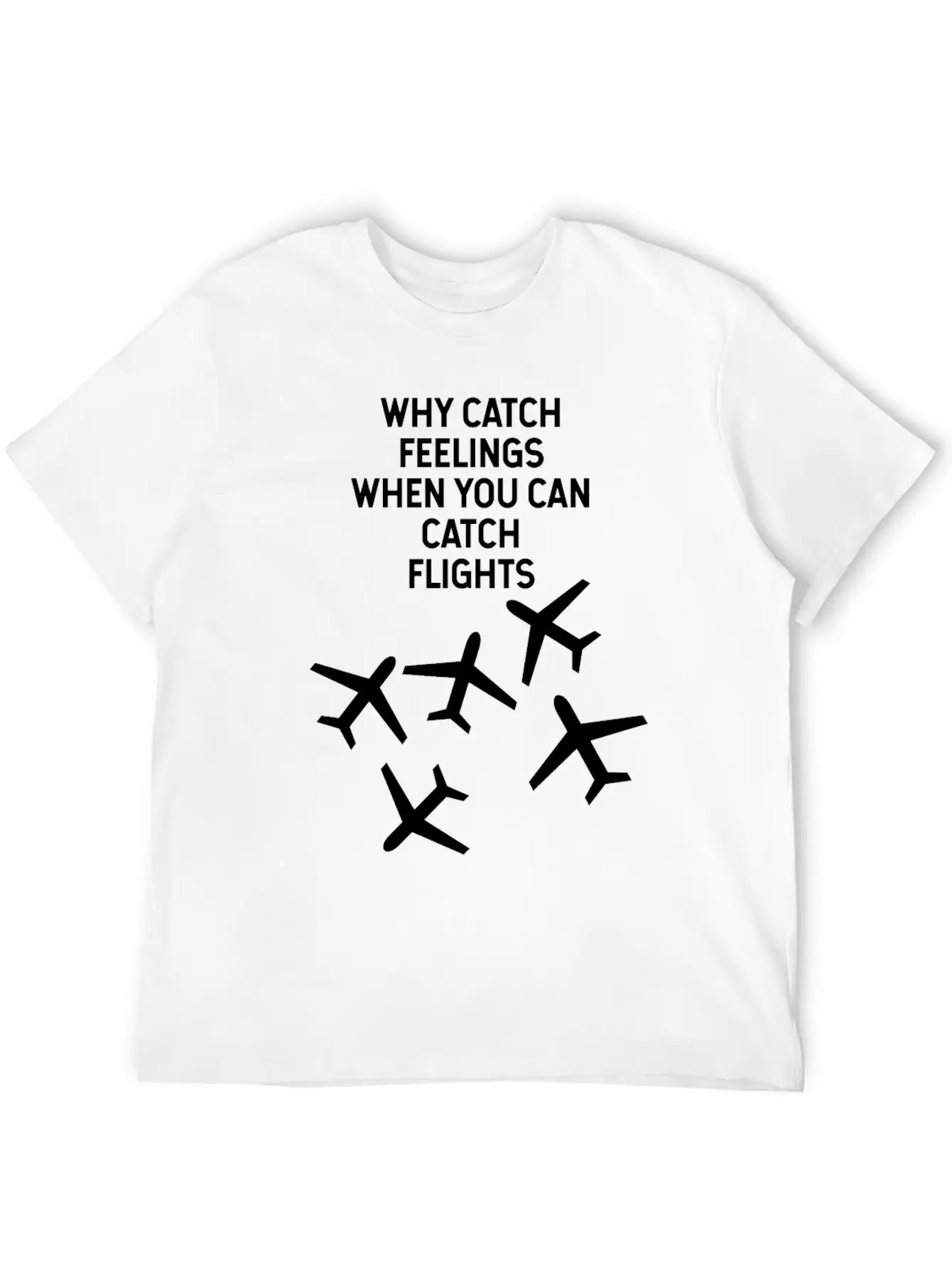 TRAVEL Unisex Short Sleeve Soft Cotton T-Shirt – Casual Everyday Wear