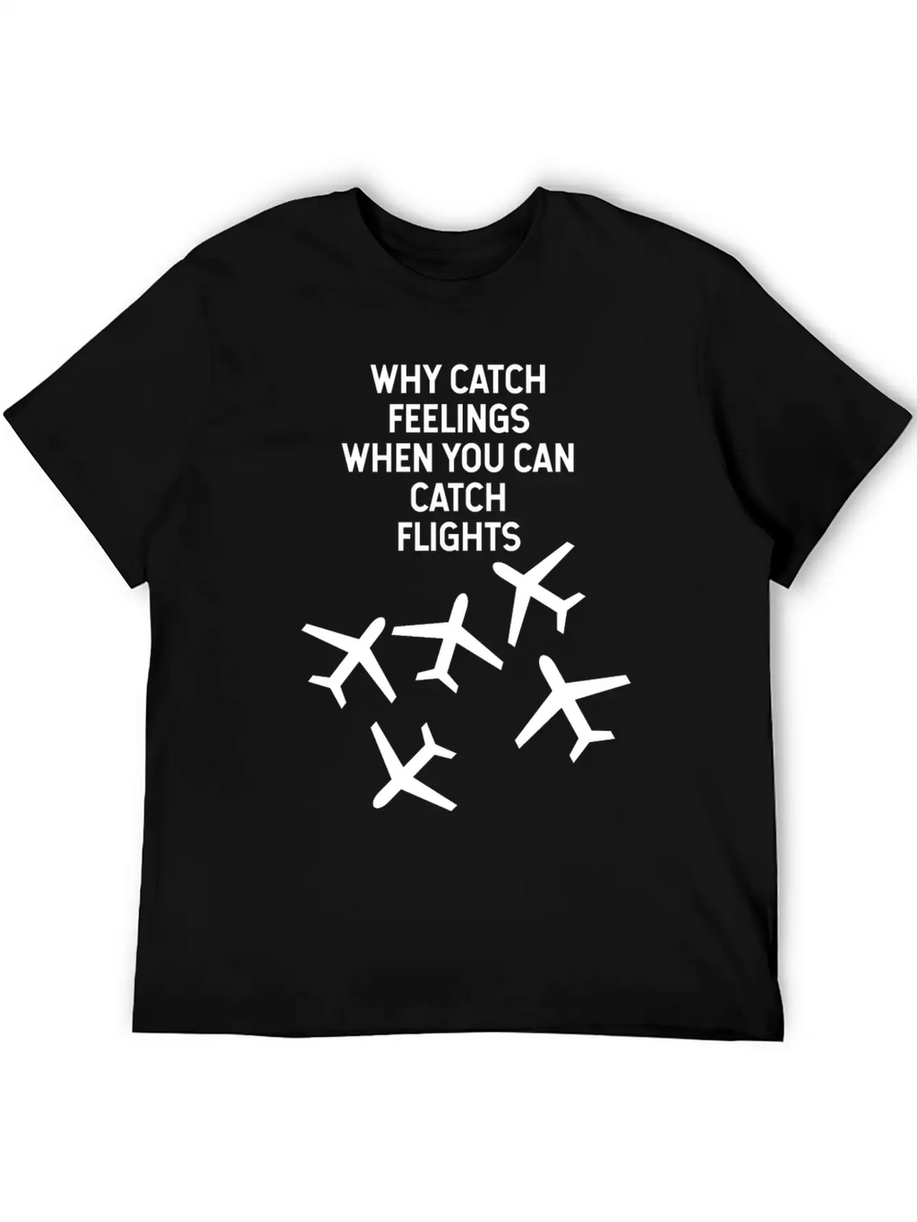 TRAVEL Unisex Short Sleeve Soft Cotton T-Shirt – Casual Everyday Wear