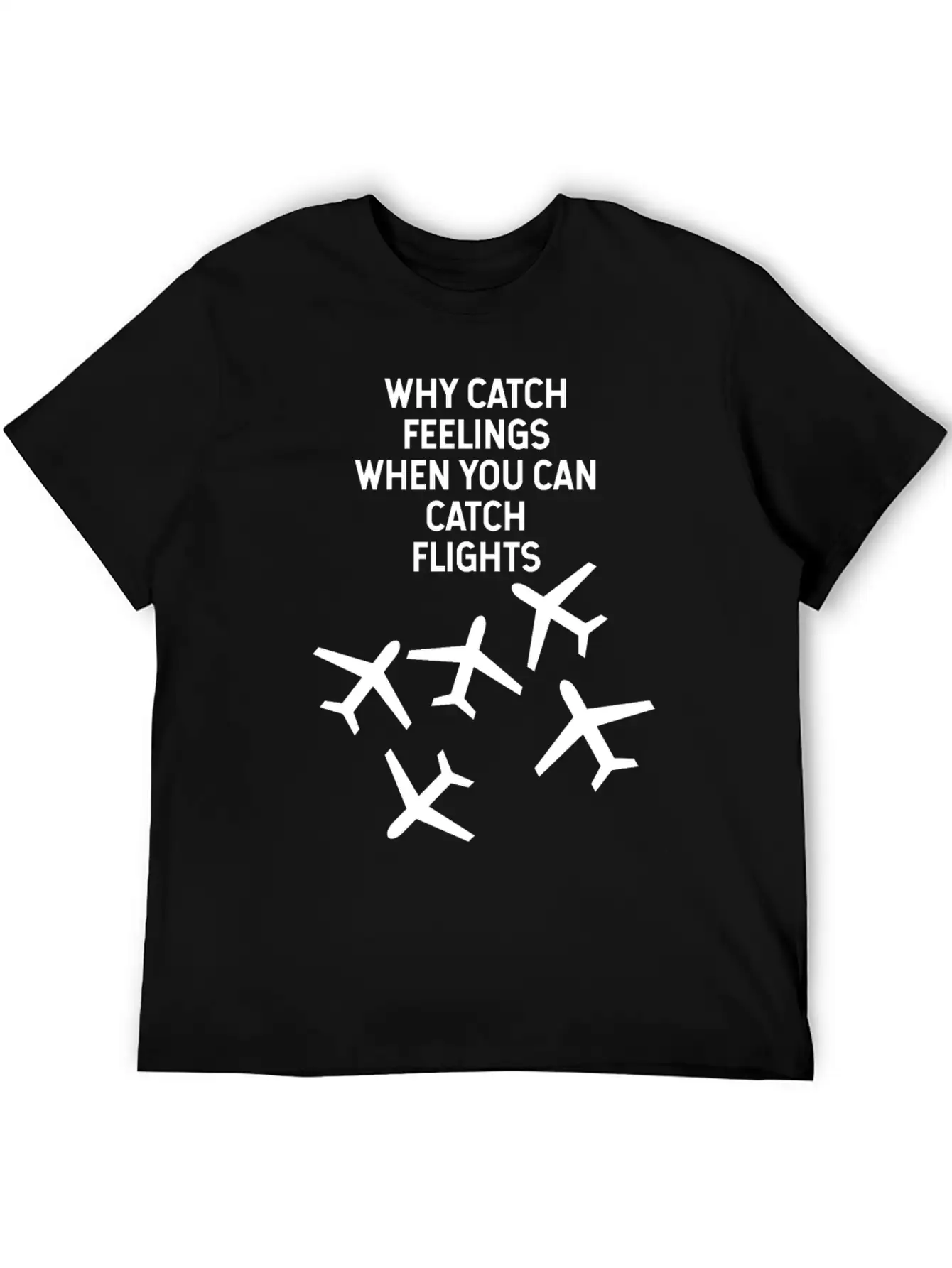 TRAVEL Unisex Short Sleeve Soft Cotton T-Shirt – Casual Everyday Wear
