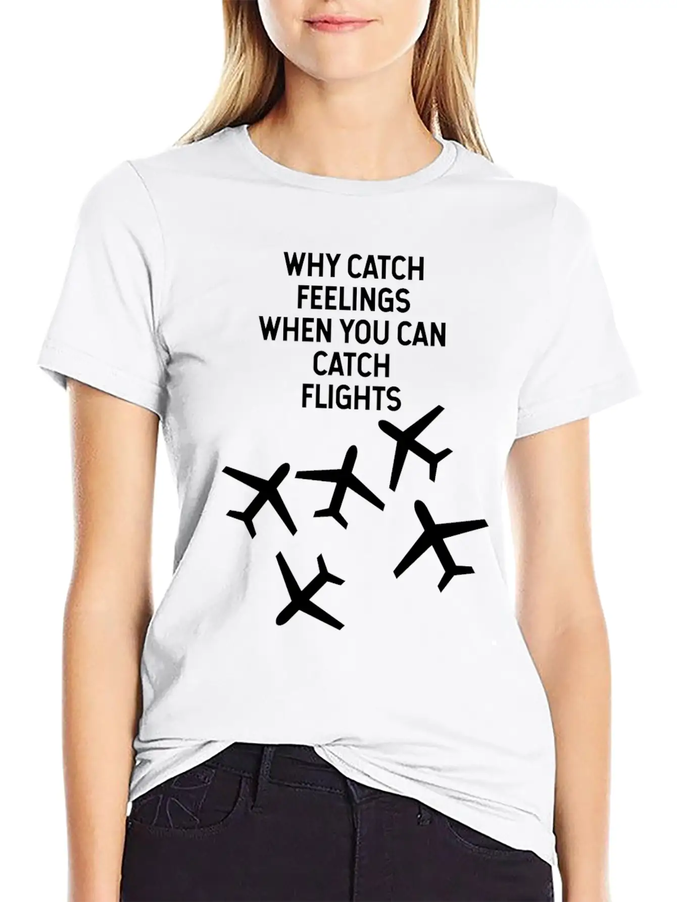 TRAVEL Unisex Short Sleeve Soft Cotton T-Shirt – Casual Everyday Wear