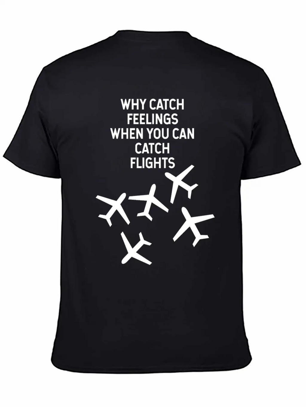 TRAVEL Unisex Short Sleeve Soft Cotton T-Shirt – Casual Everyday Wear