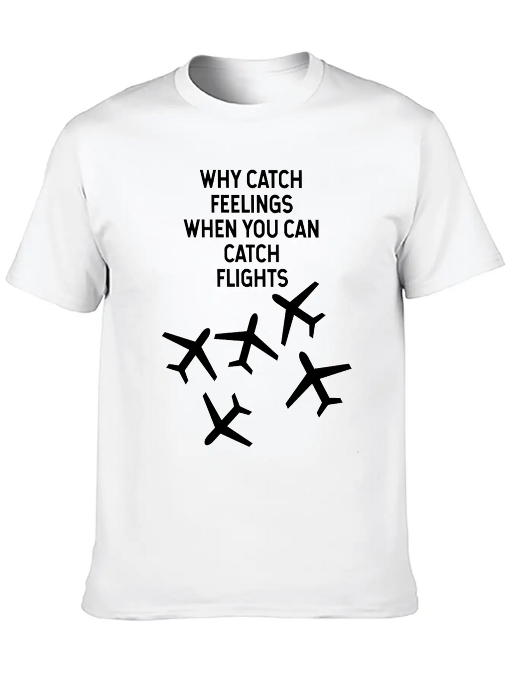 TRAVEL Unisex Short Sleeve Soft Cotton T-Shirt – Casual Everyday Wear