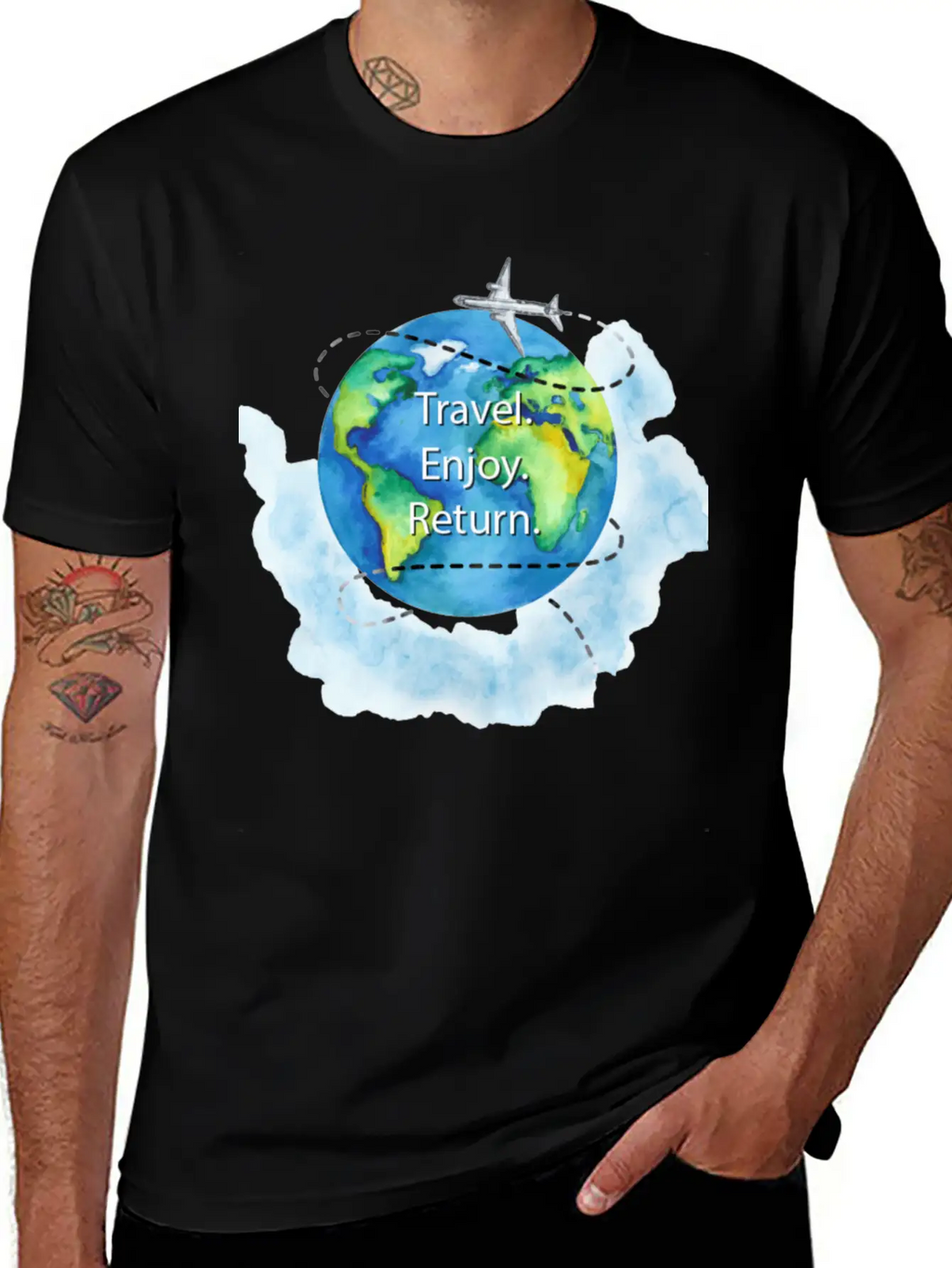 Traveler Unisex Casual T-Shirt – Clean Design For Daily Comfort