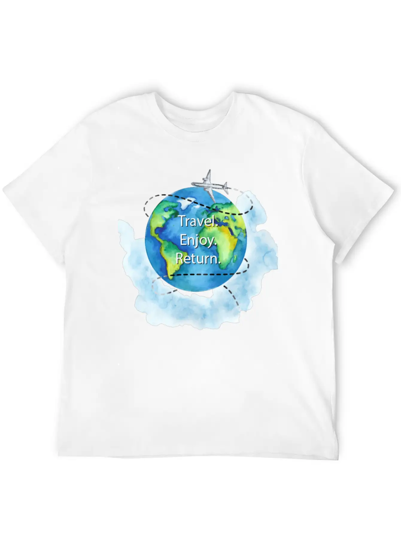 Traveler Unisex Casual T-Shirt – Clean Design For Daily Comfort