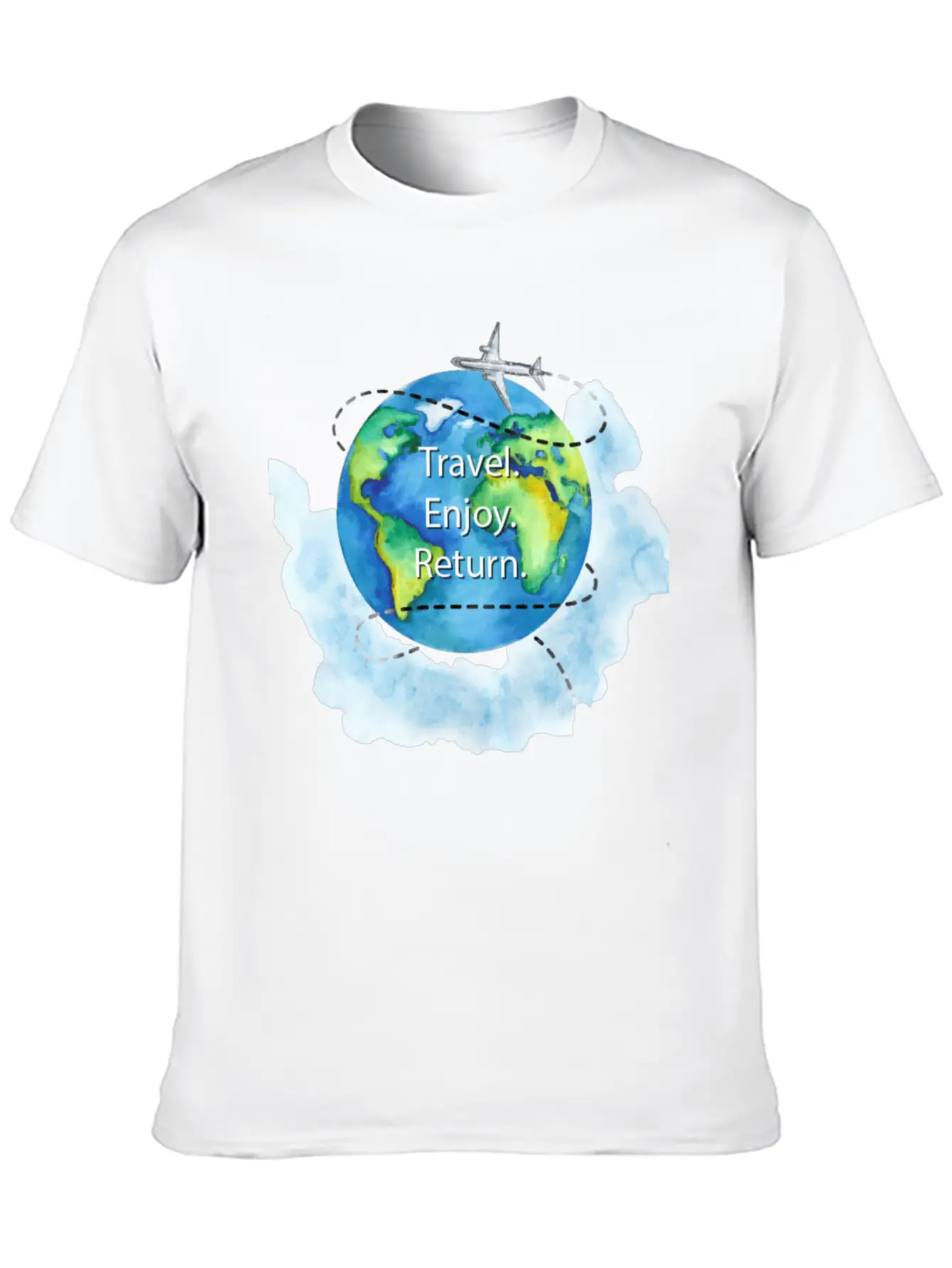 Traveler Unisex Casual T-Shirt – Clean Design For Daily Comfort