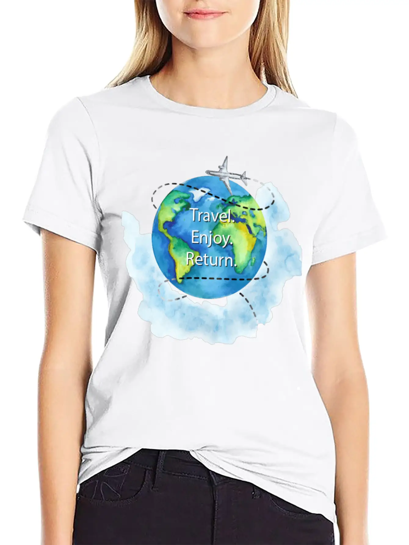 Traveler Unisex Casual T-Shirt – Clean Design For Daily Comfort
