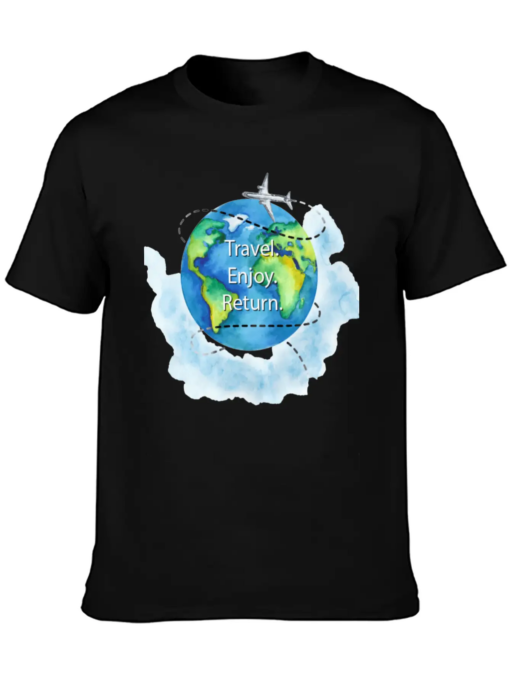 Traveler Unisex Casual T-Shirt – Clean Design For Daily Comfort