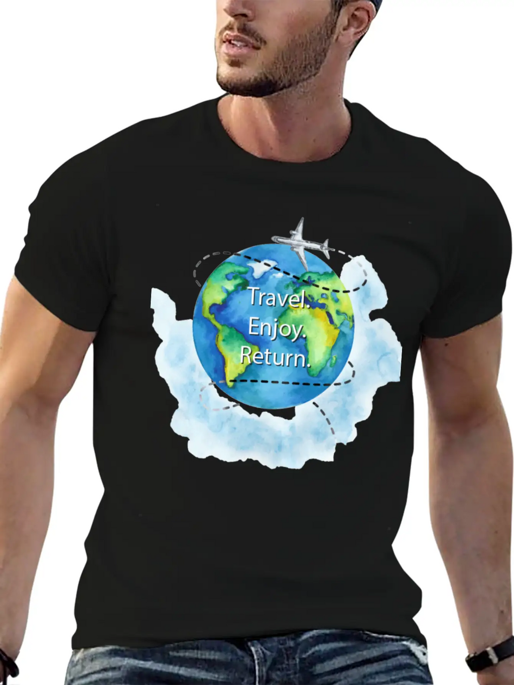 Traveler Unisex Casual T-Shirt – Clean Design For Daily Comfort