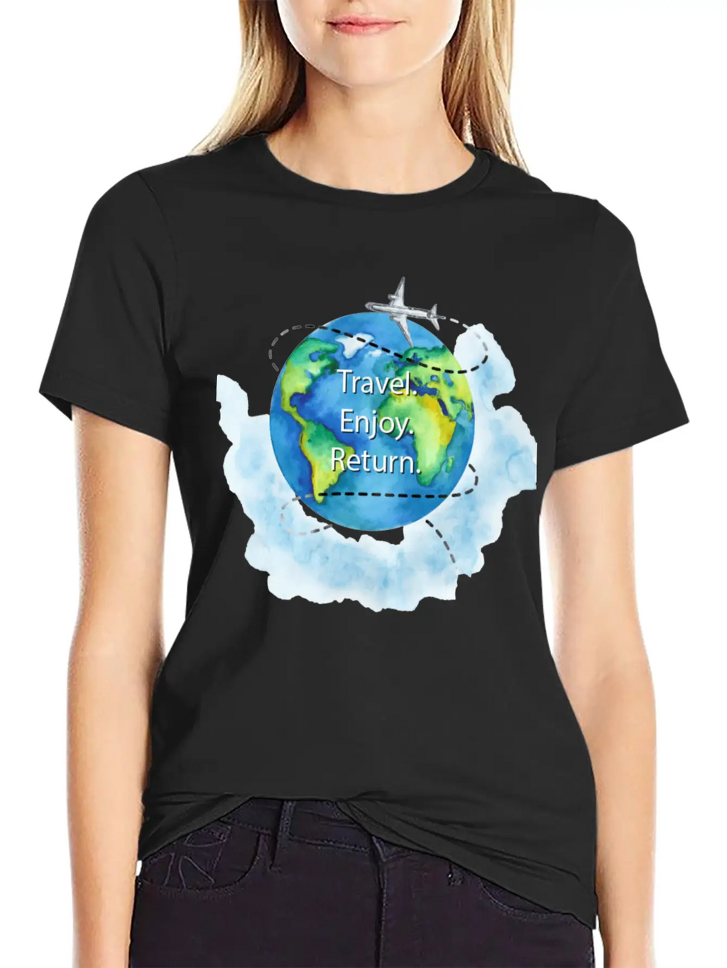 Traveler Unisex Casual T-Shirt – Clean Design For Daily Comfort
