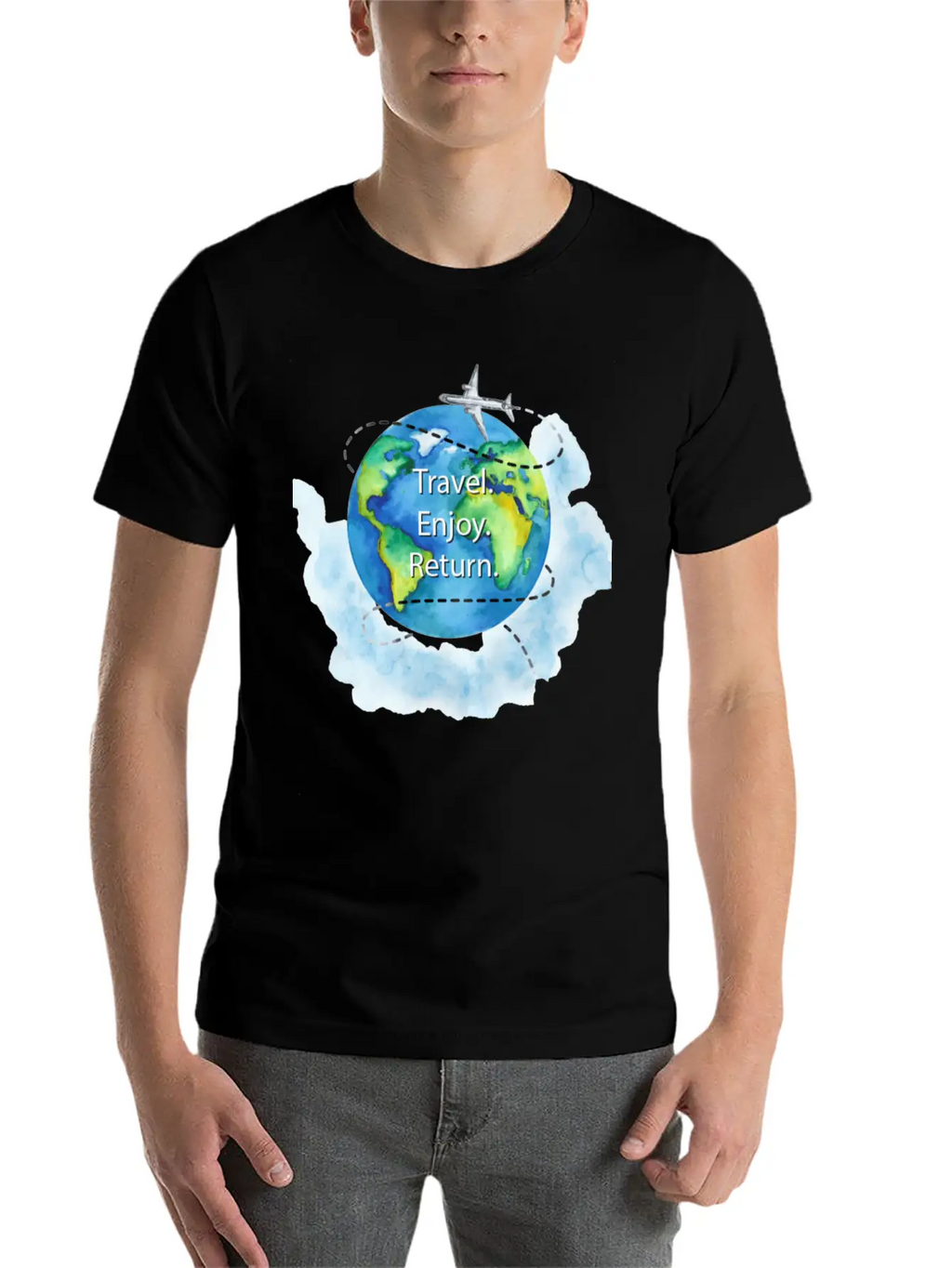 Traveler Unisex Casual T-Shirt – Clean Design For Daily Comfort