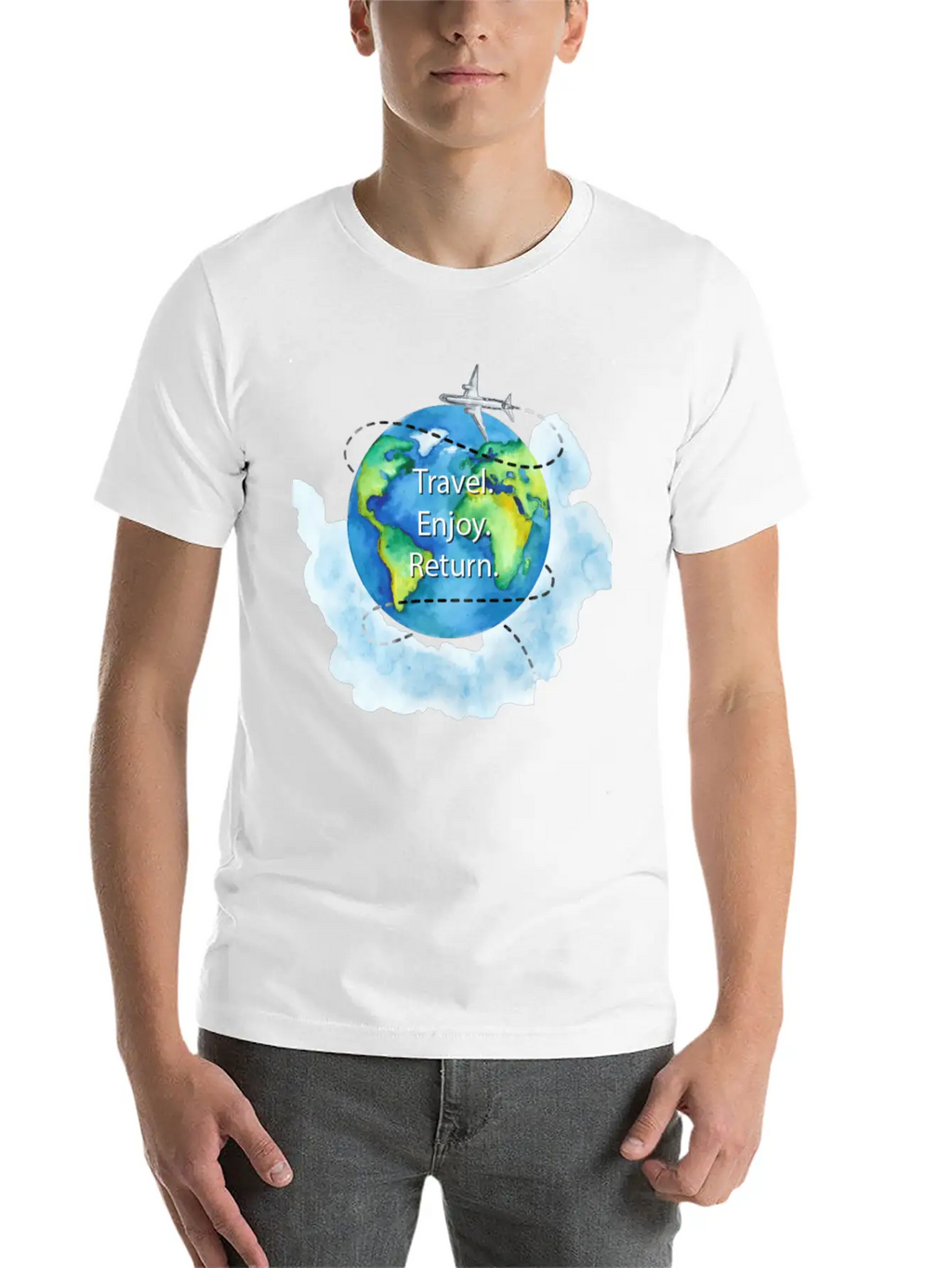 Traveler Unisex Casual T-Shirt – Clean Design For Daily Comfort