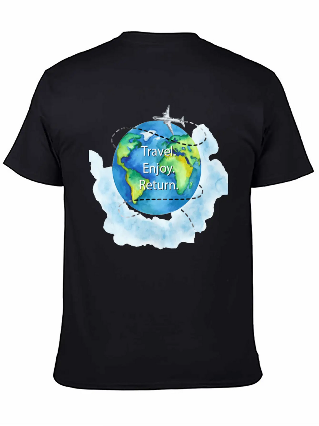 Traveler Unisex Casual T-Shirt – Clean Design For Daily Comfort