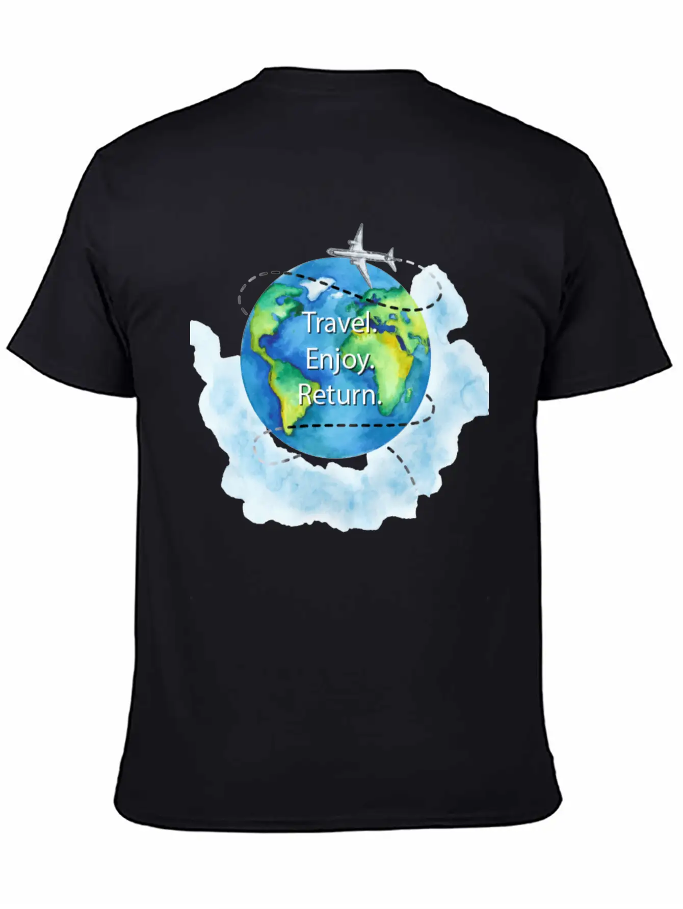Traveler Unisex Casual T-Shirt – Clean Design For Daily Comfort