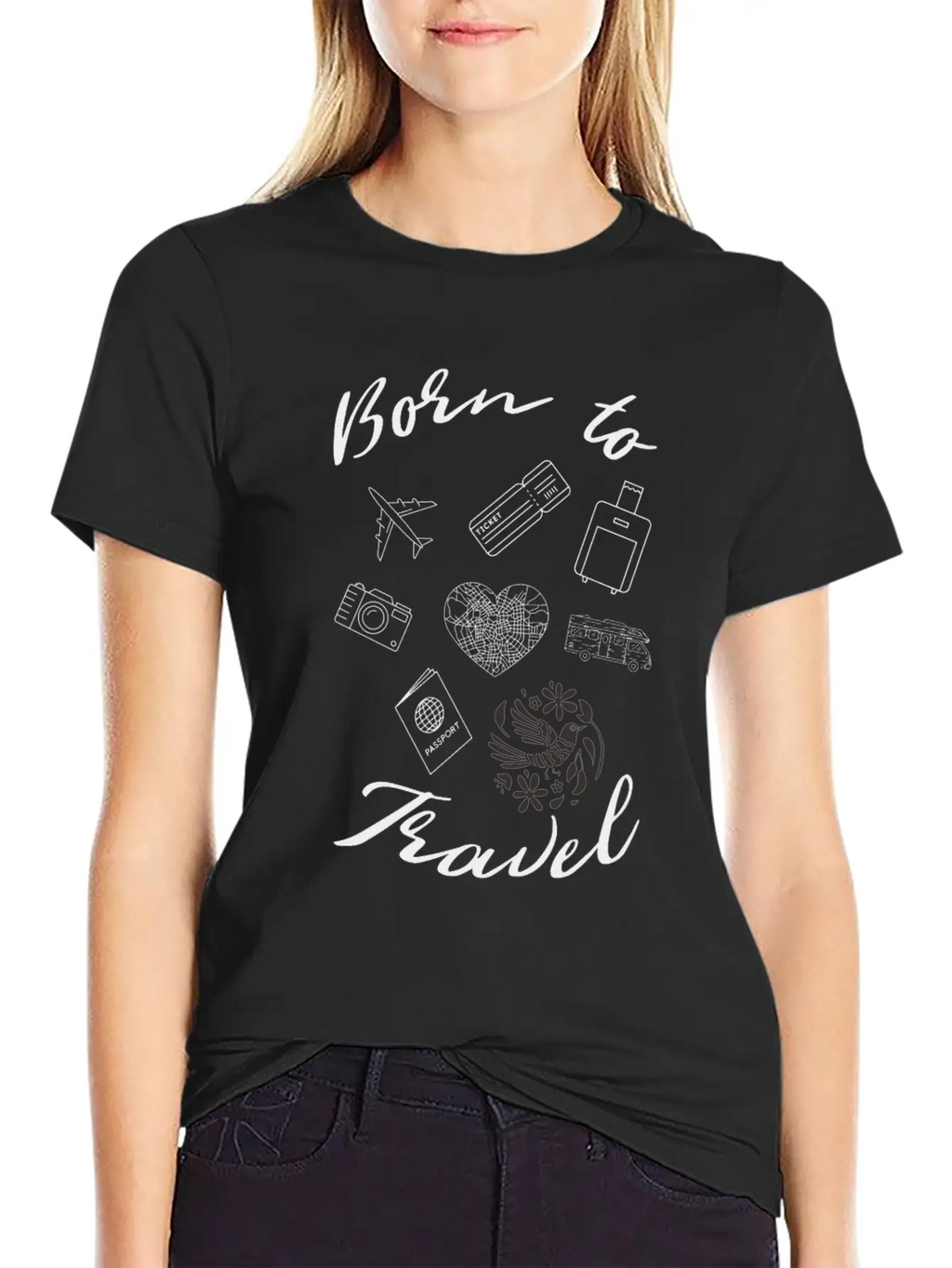 Travelling Edition By Born To Travel Essential Cotton Tee For Daily Outfits – Unisex Style