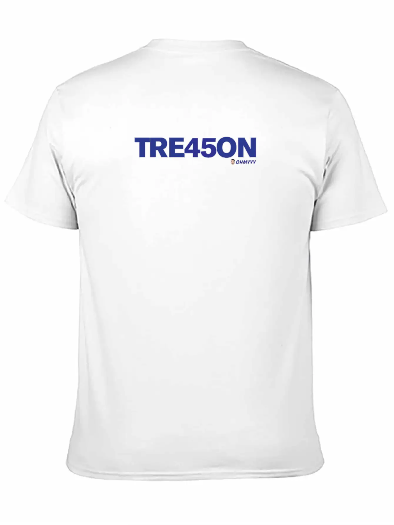 TREA45ON SOLO BLUE LOGO Unisex Casual T-Shirt – Clean Design For Daily Comfort