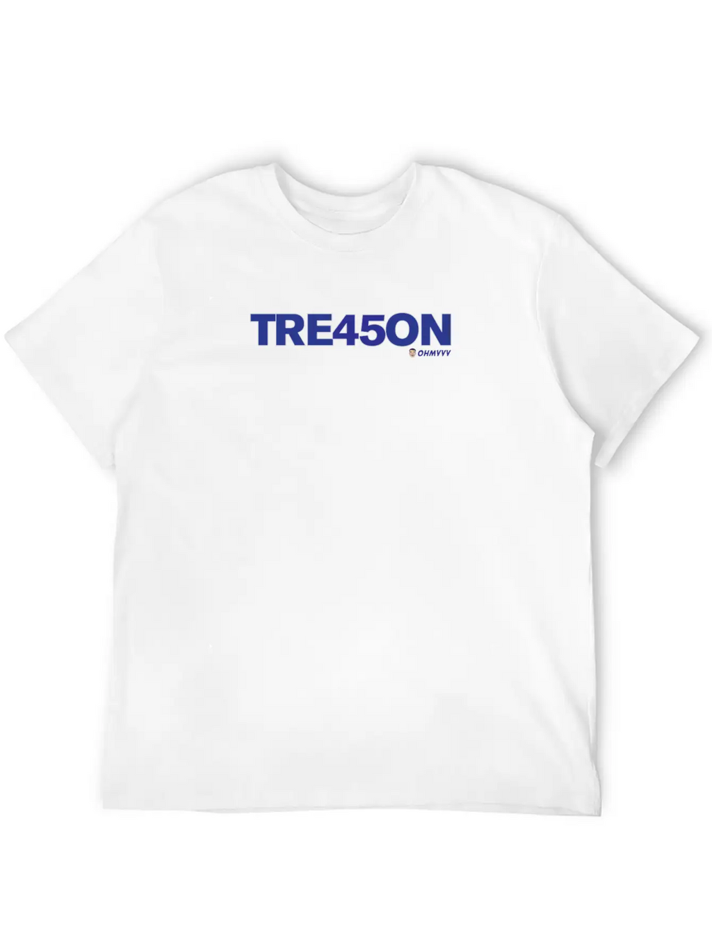 TREA45ON SOLO BLUE LOGO Unisex Casual T-Shirt – Clean Design For Daily Comfort