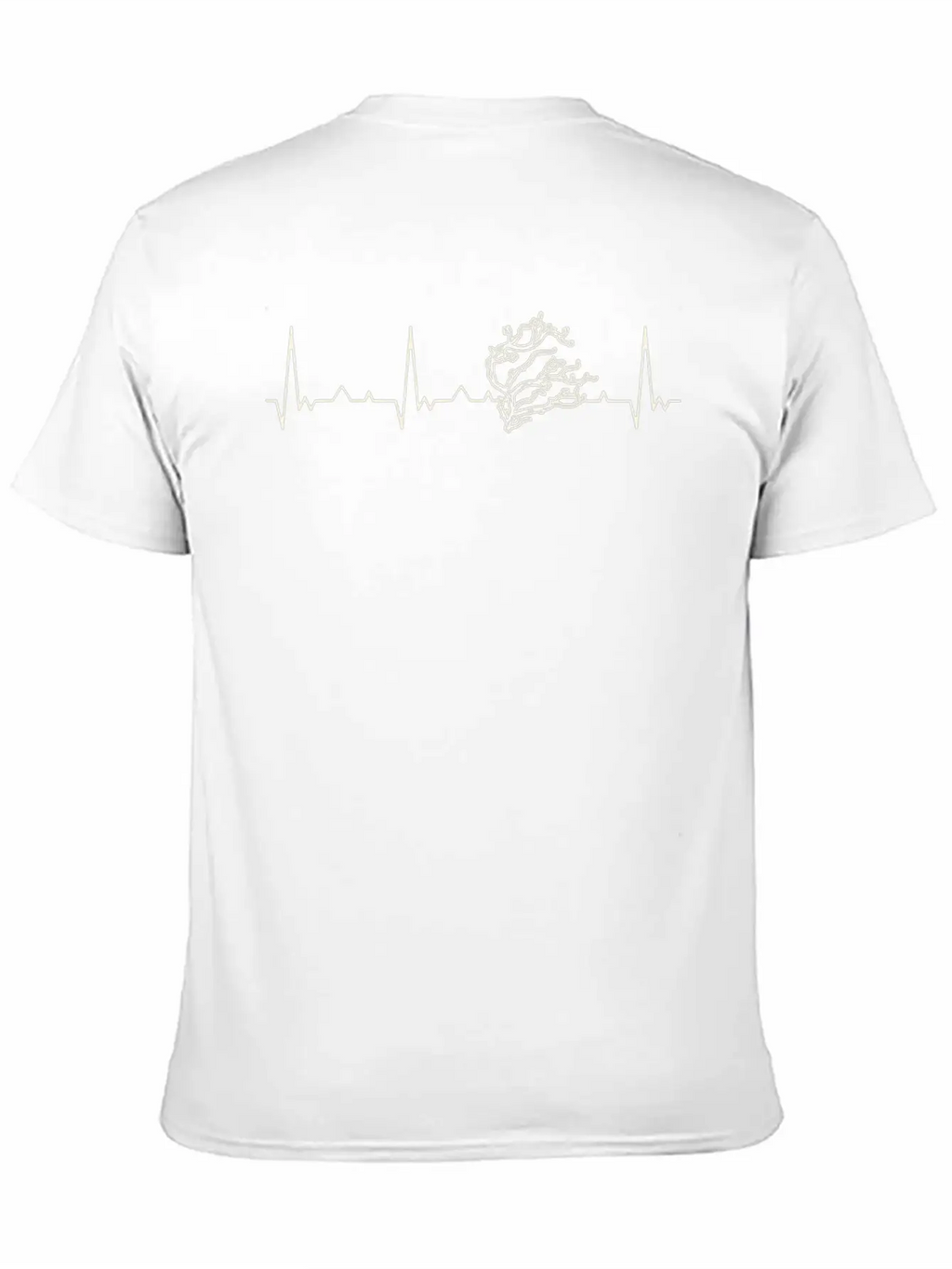 Tree Branch. Heart. Love. EKG. Pulse. Beat. Unisex Casual T-Shirt – Clean Design For Daily Comfort