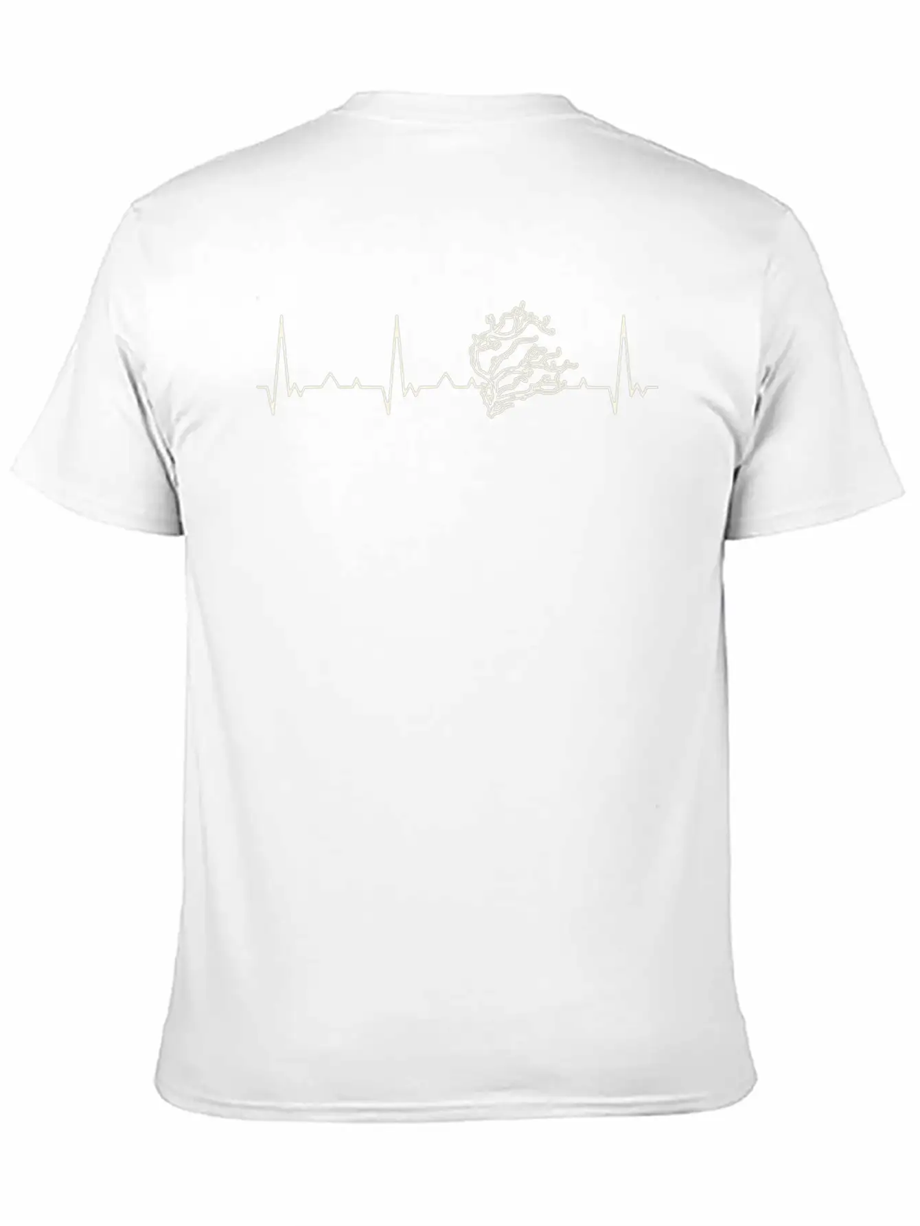Tree Branch. Heart. Love. EKG. Pulse. Beat. Unisex Casual T-Shirt – Clean Design For Daily Comfort