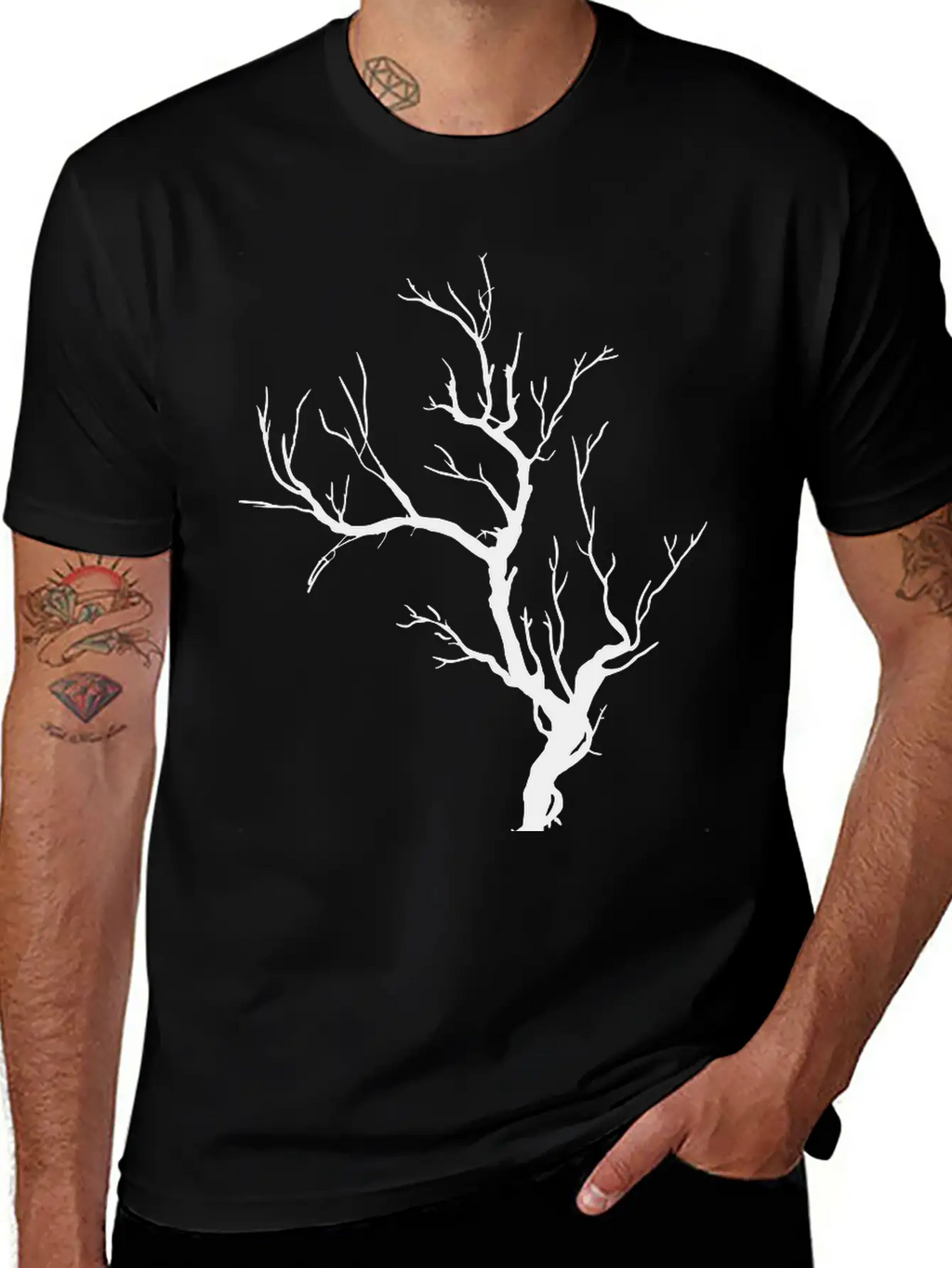 Tree Breathable Soft Cotton T-Shirt – Timeless Casual Look