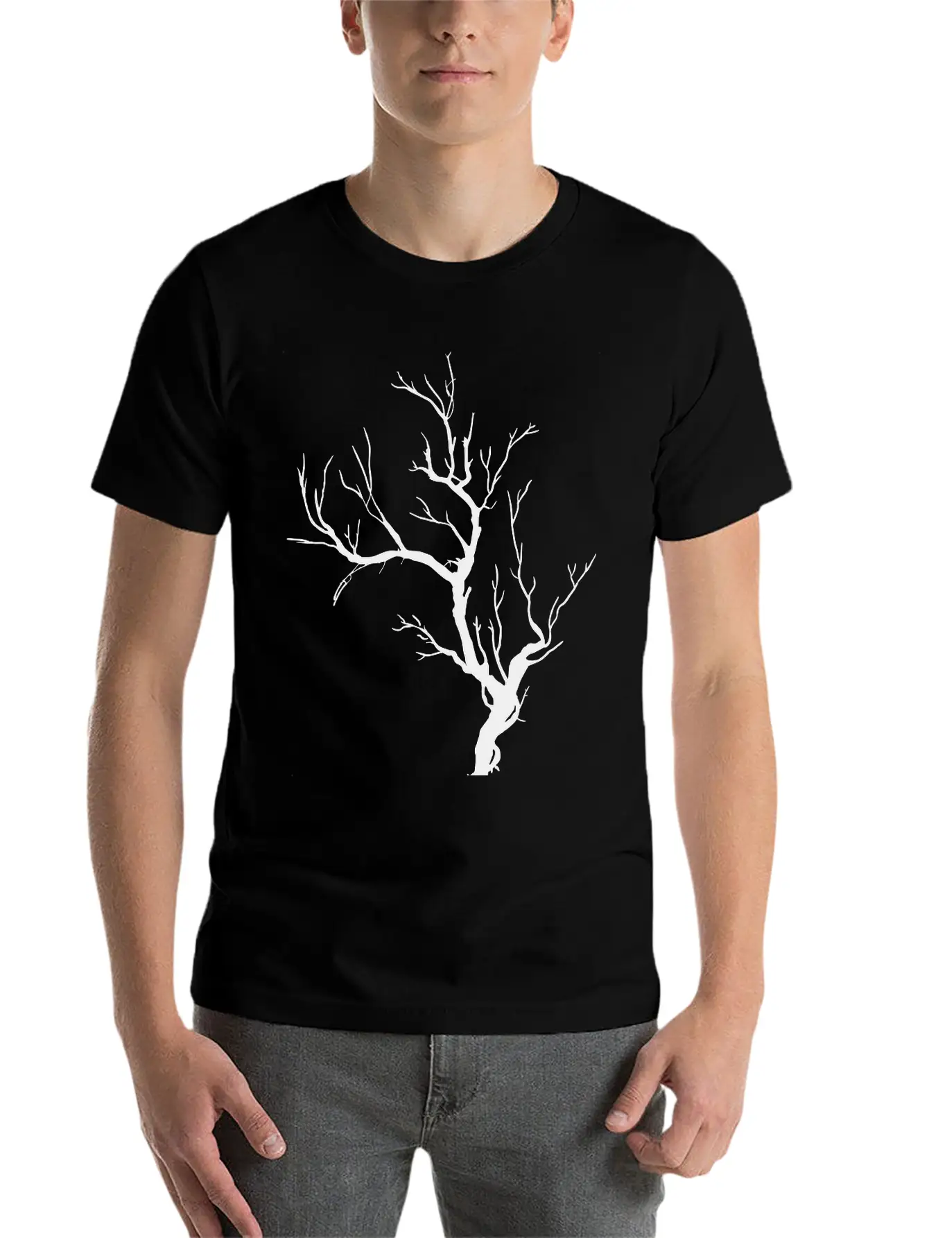 Tree Breathable Soft Cotton T-Shirt – Timeless Casual Look