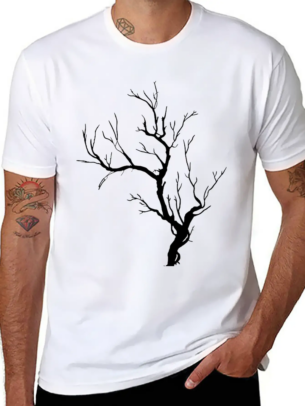 Tree Breathable Soft Cotton T-Shirt – Timeless Casual Look