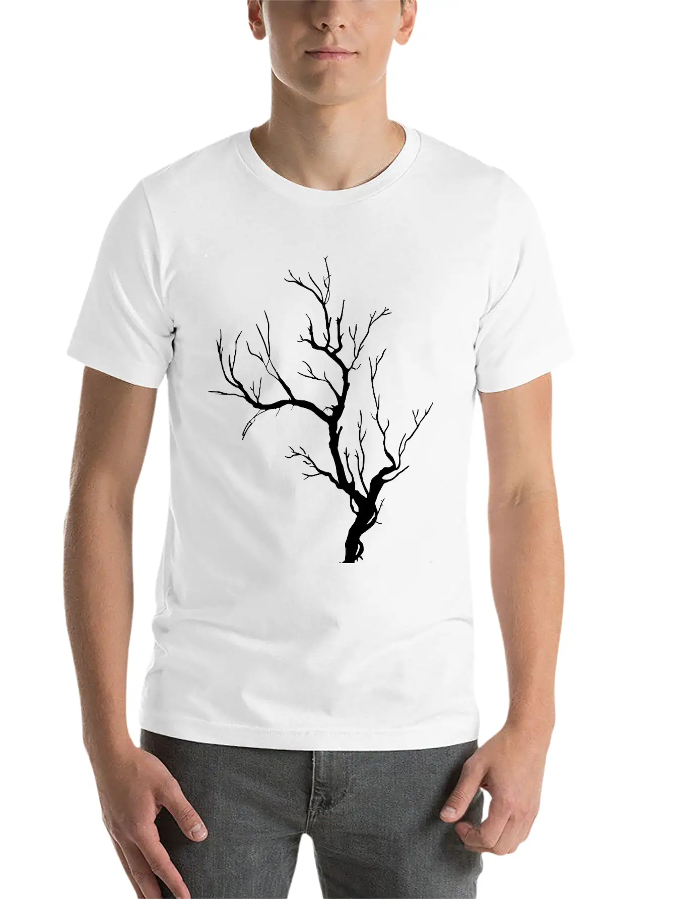 Tree Breathable Soft Cotton T-Shirt – Timeless Casual Look