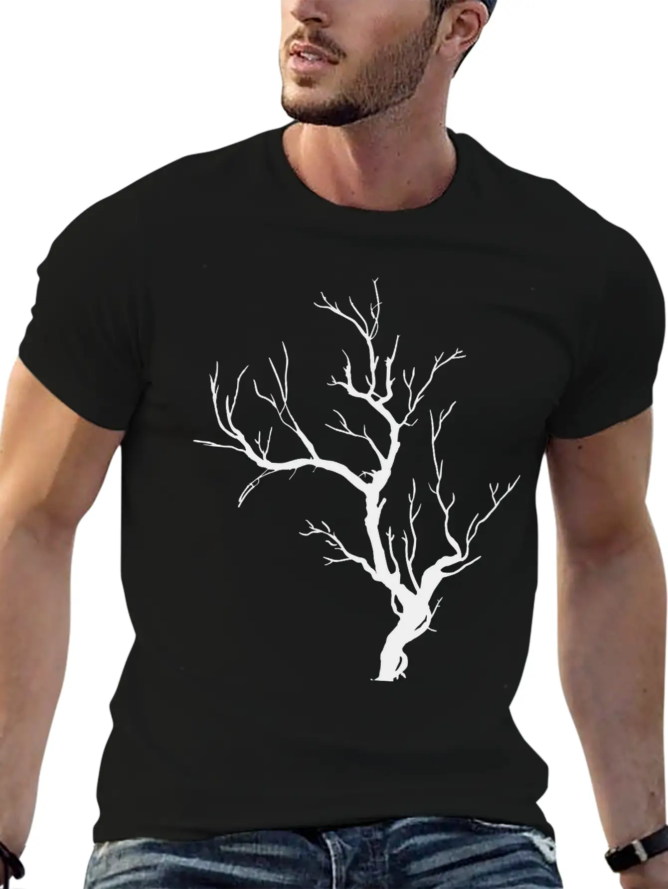 Tree Breathable Soft Cotton T-Shirt – Timeless Casual Look