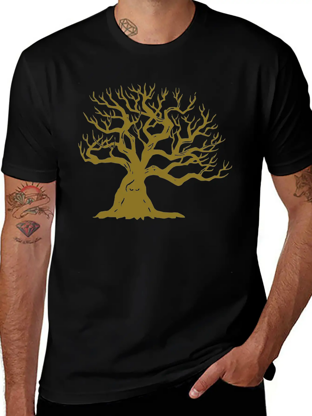 Tree Essential Cotton Tee For Daily Outfits – Unisex Style