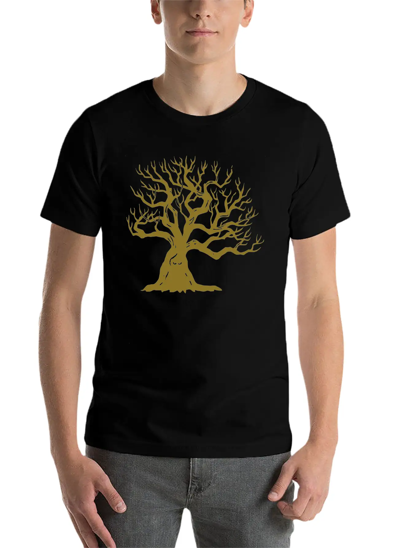 Tree Essential Cotton Tee For Daily Outfits – Unisex Style