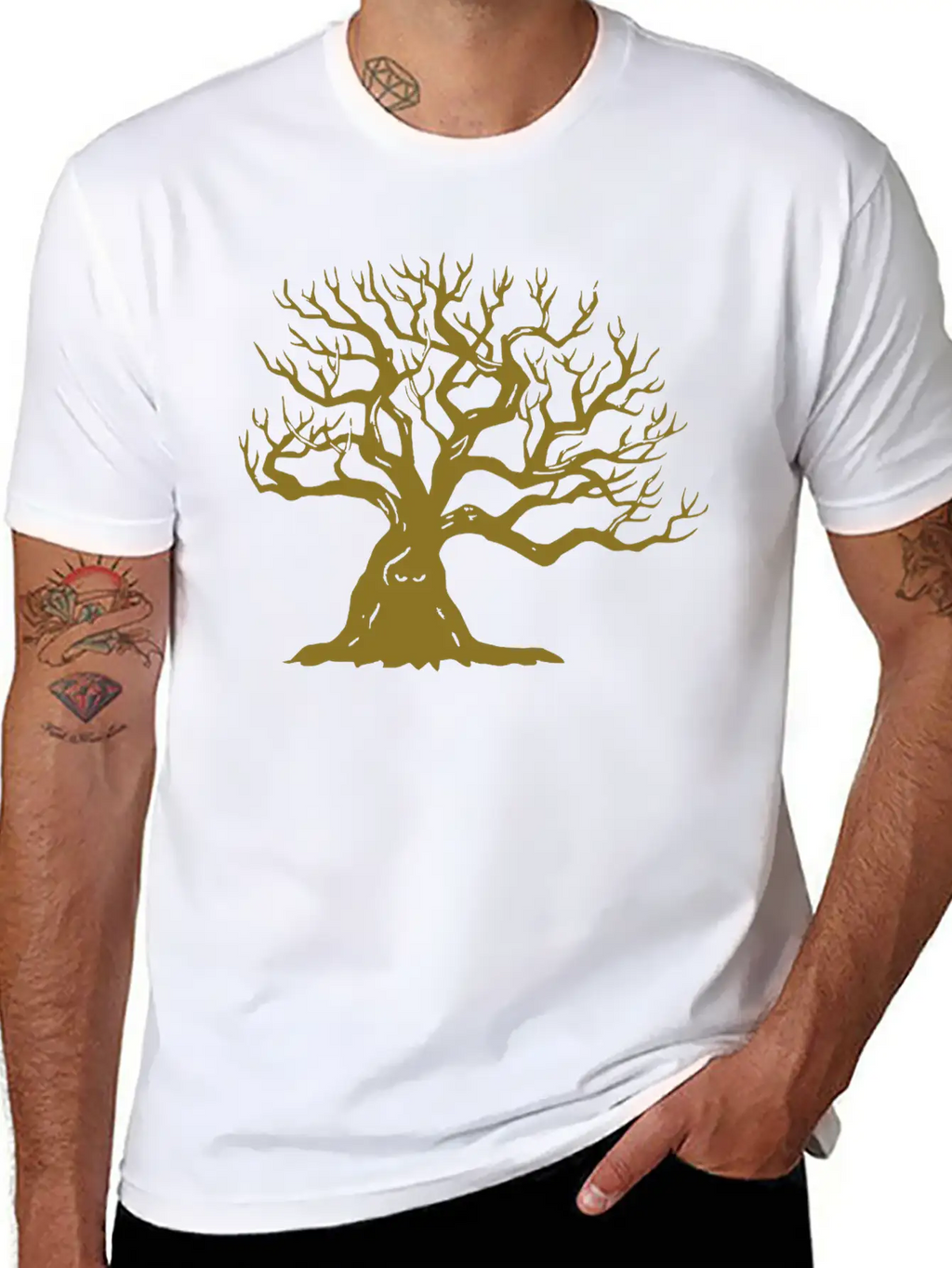 Tree Essential Cotton Tee For Daily Outfits – Unisex Style