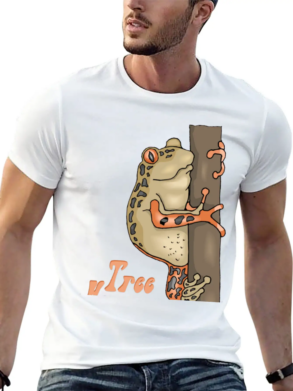 Tree Hugger Tree Frog Unisex Casual T-Shirt – Clean Design For Daily Comfort