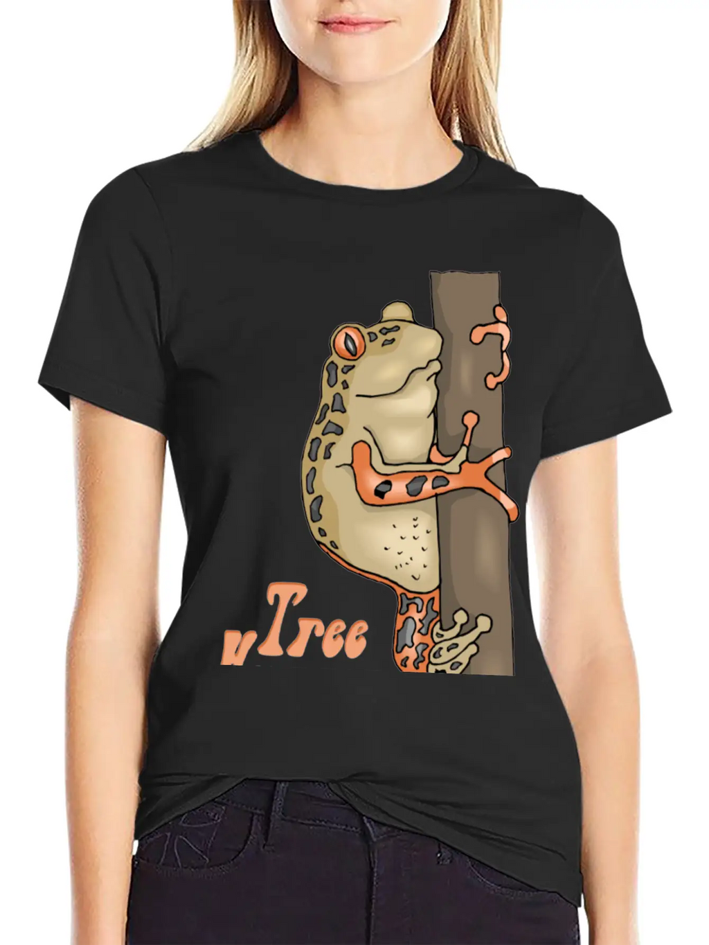 Tree Hugger Tree Frog Unisex Casual T-Shirt – Clean Design For Daily Comfort