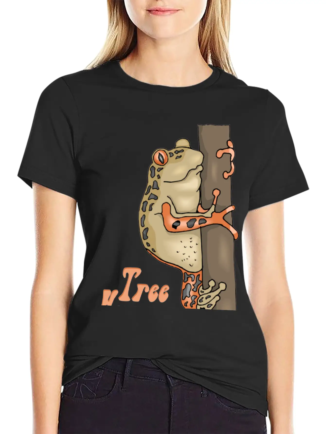Tree Hugger Tree Frog Unisex Casual T-Shirt – Clean Design For Daily Comfort