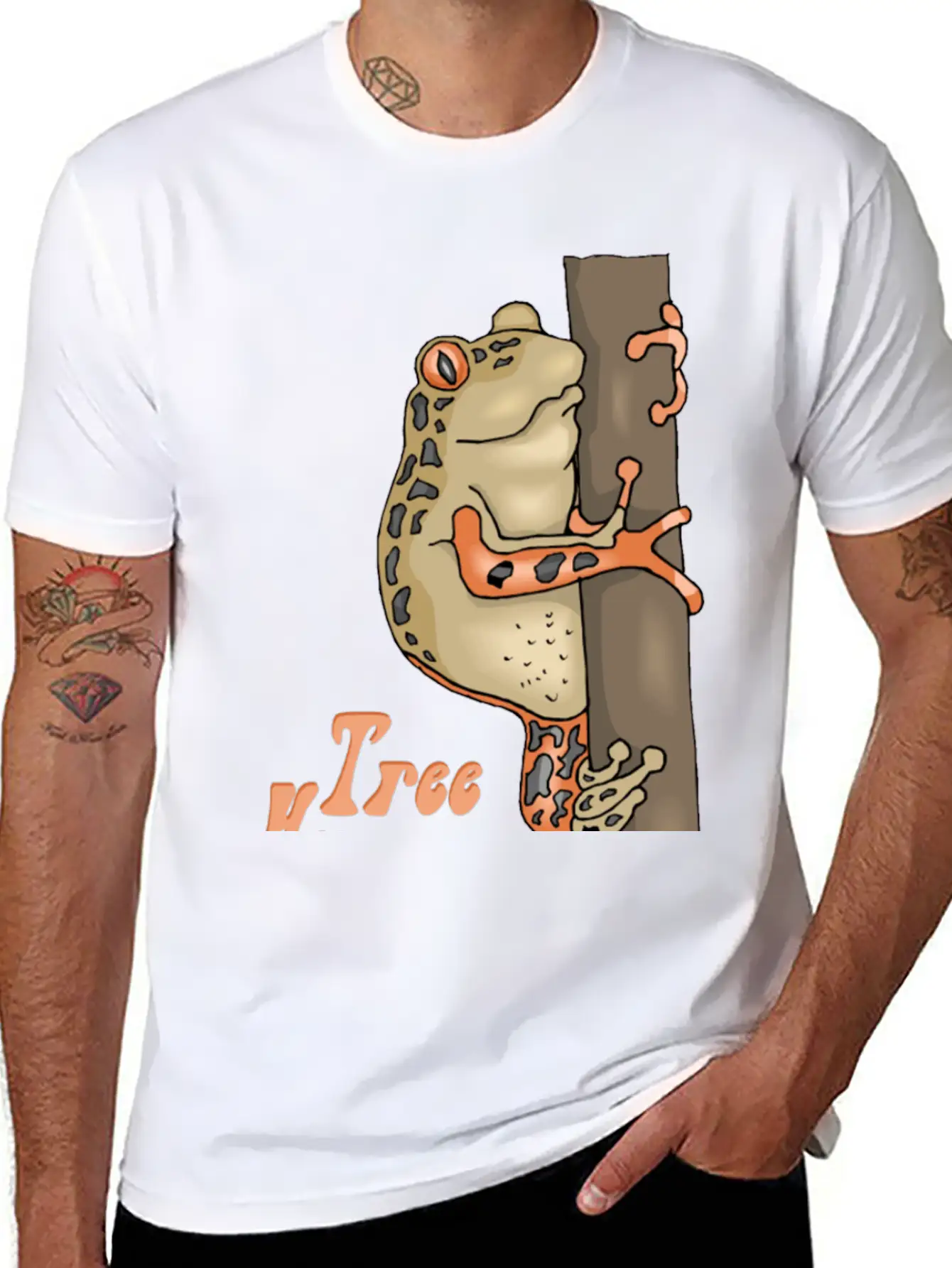 Tree Hugger Tree Frog Unisex Casual T-Shirt – Clean Design For Daily Comfort