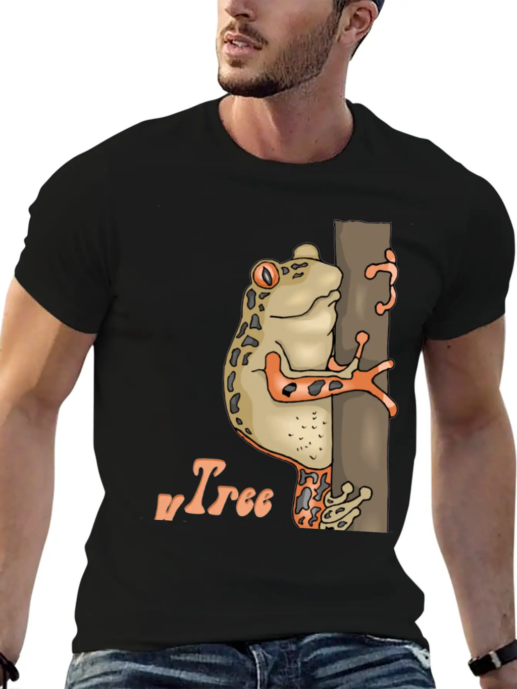 Tree Hugger Tree Frog Unisex Casual T-Shirt – Clean Design For Daily Comfort