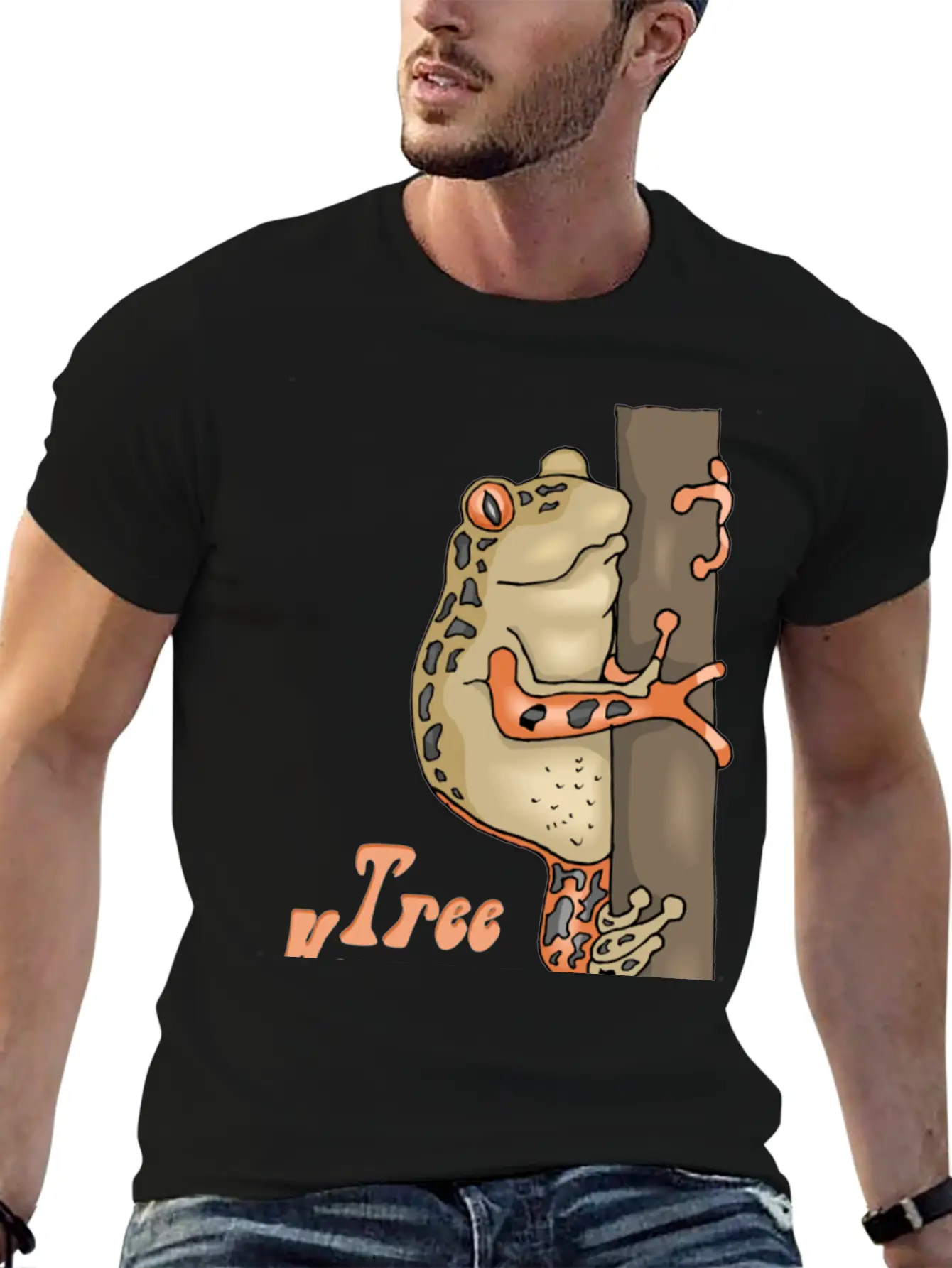 Tree Hugger Tree Frog Unisex Casual T-Shirt – Clean Design For Daily Comfort