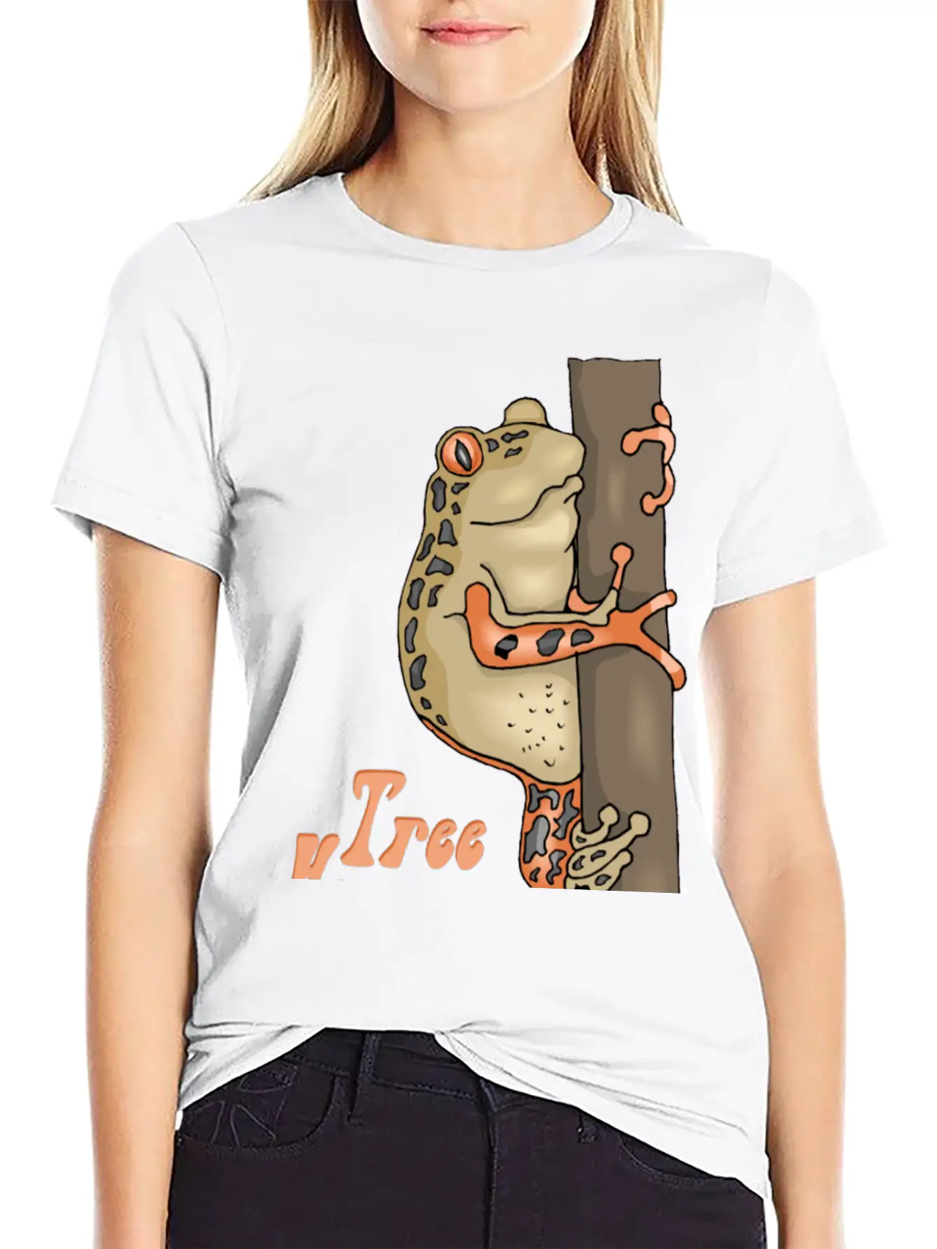 Tree Hugger Tree Frog Unisex Casual T-Shirt – Clean Design For Daily Comfort