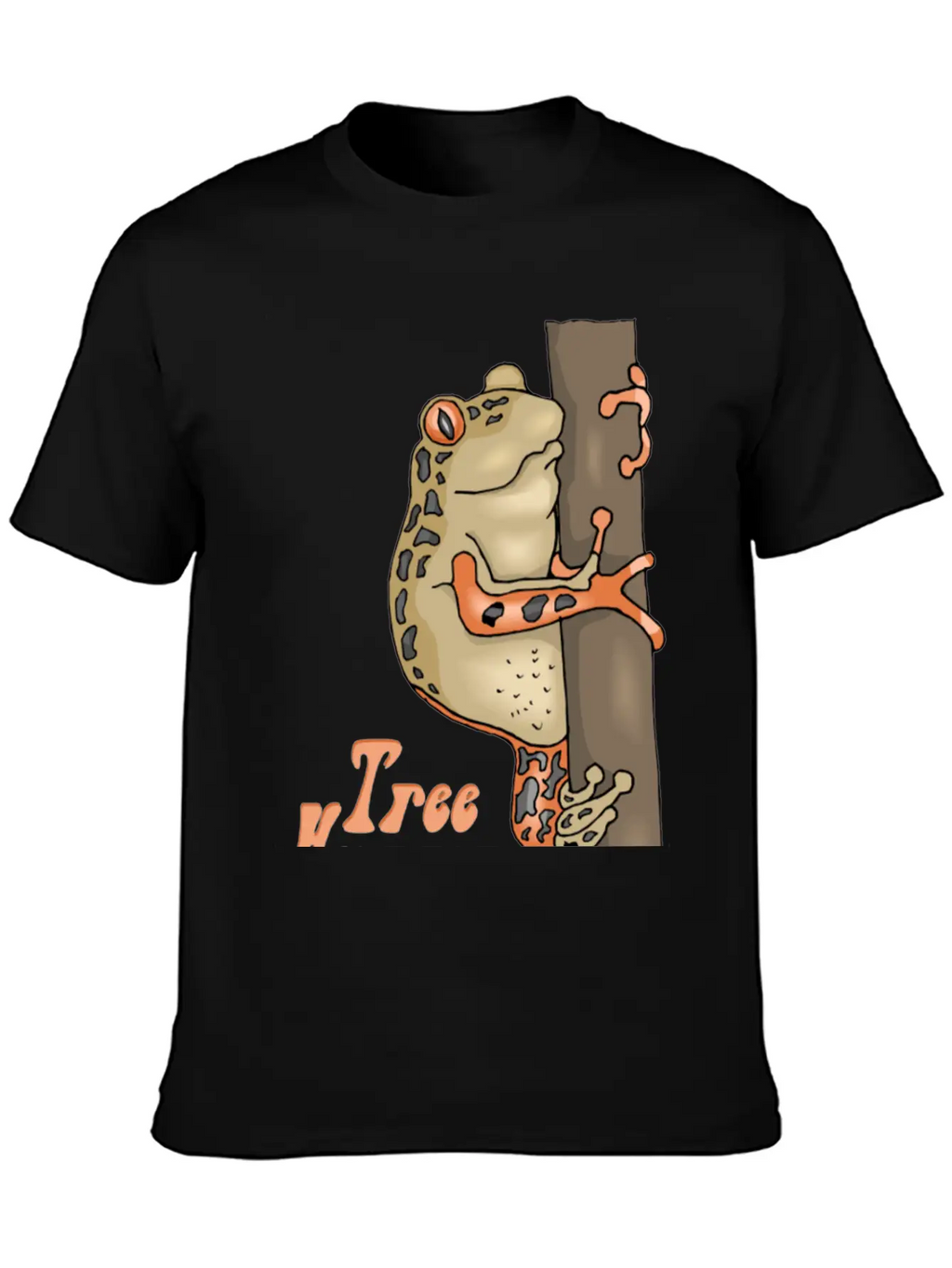 Tree Hugger Tree Frog Unisex Casual T-Shirt – Clean Design For Daily Comfort