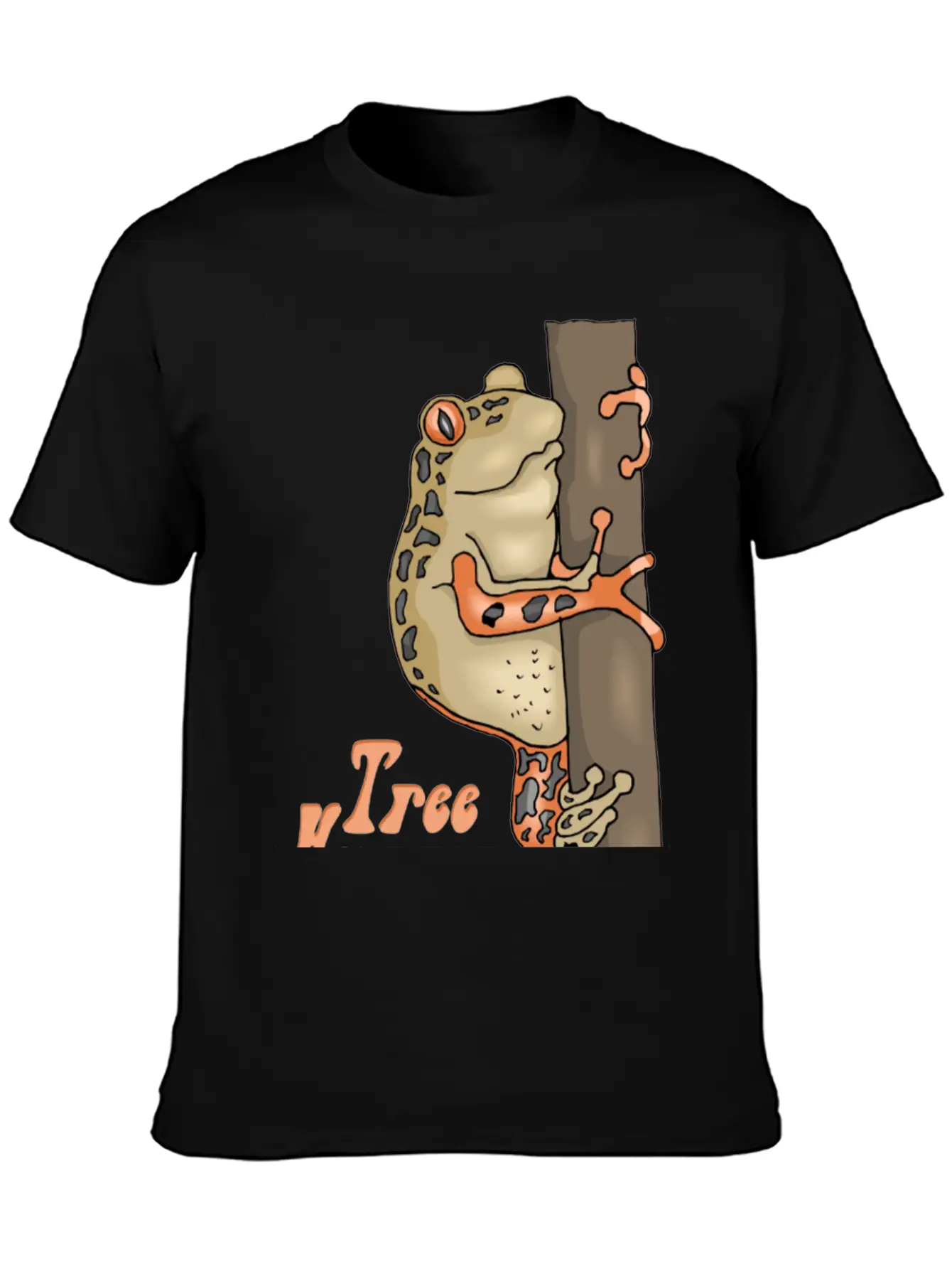 Tree Hugger Tree Frog Unisex Casual T-Shirt – Clean Design For Daily Comfort